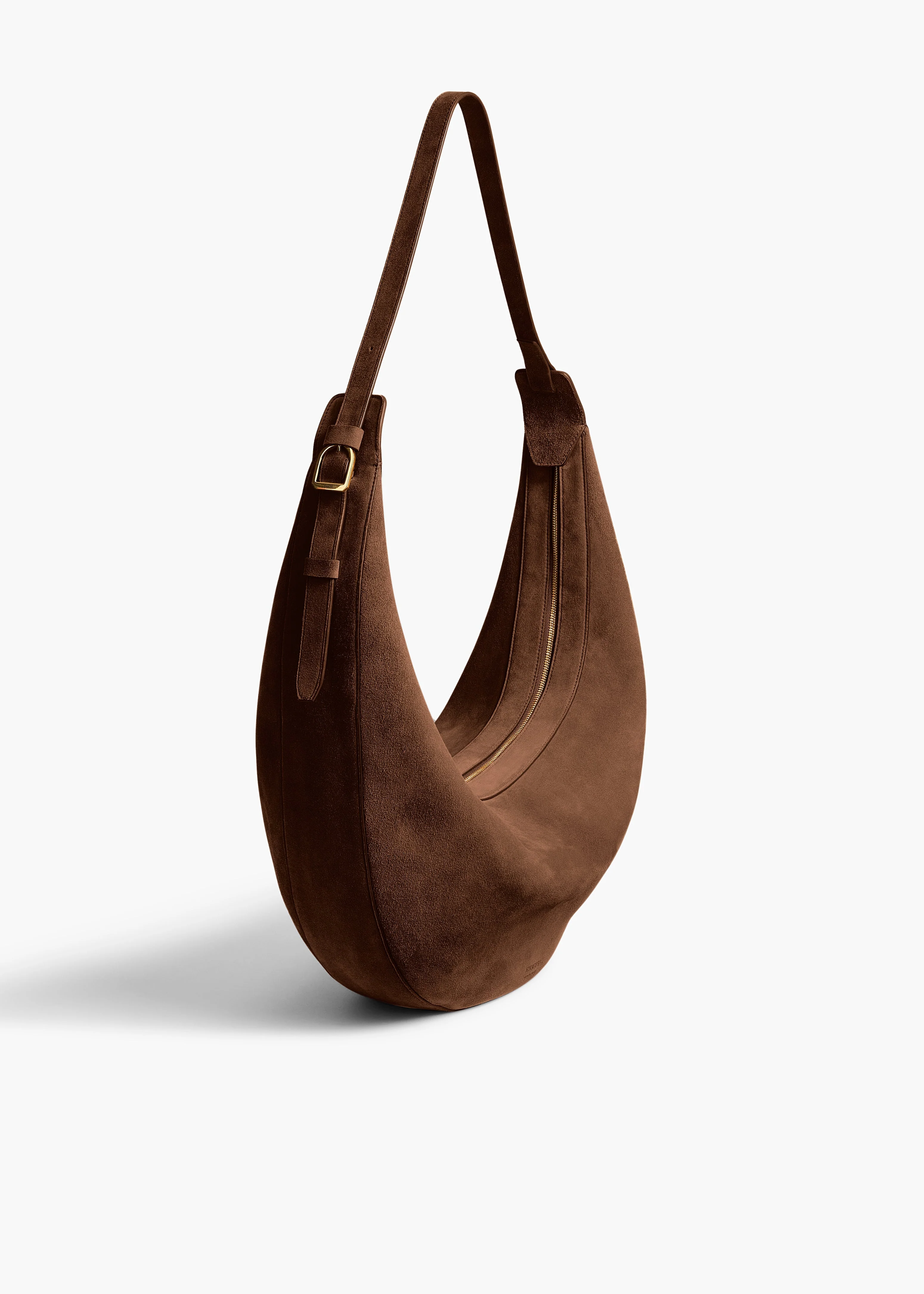 Khaite - Augustina Hobo in Cedar Suede - Image 7