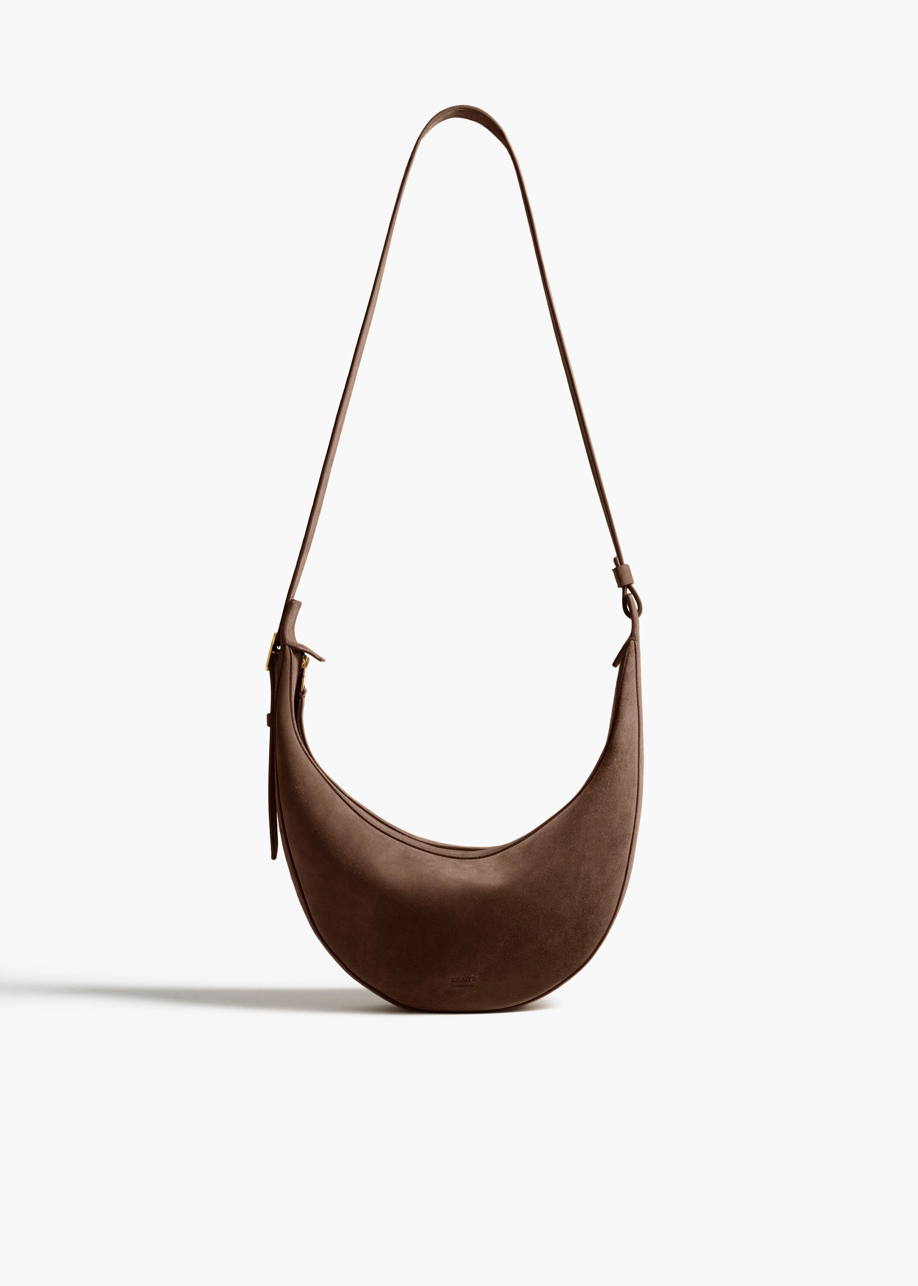 Khaite - Small Augustina Crossbody Bag in Cedar Suede - Image 2