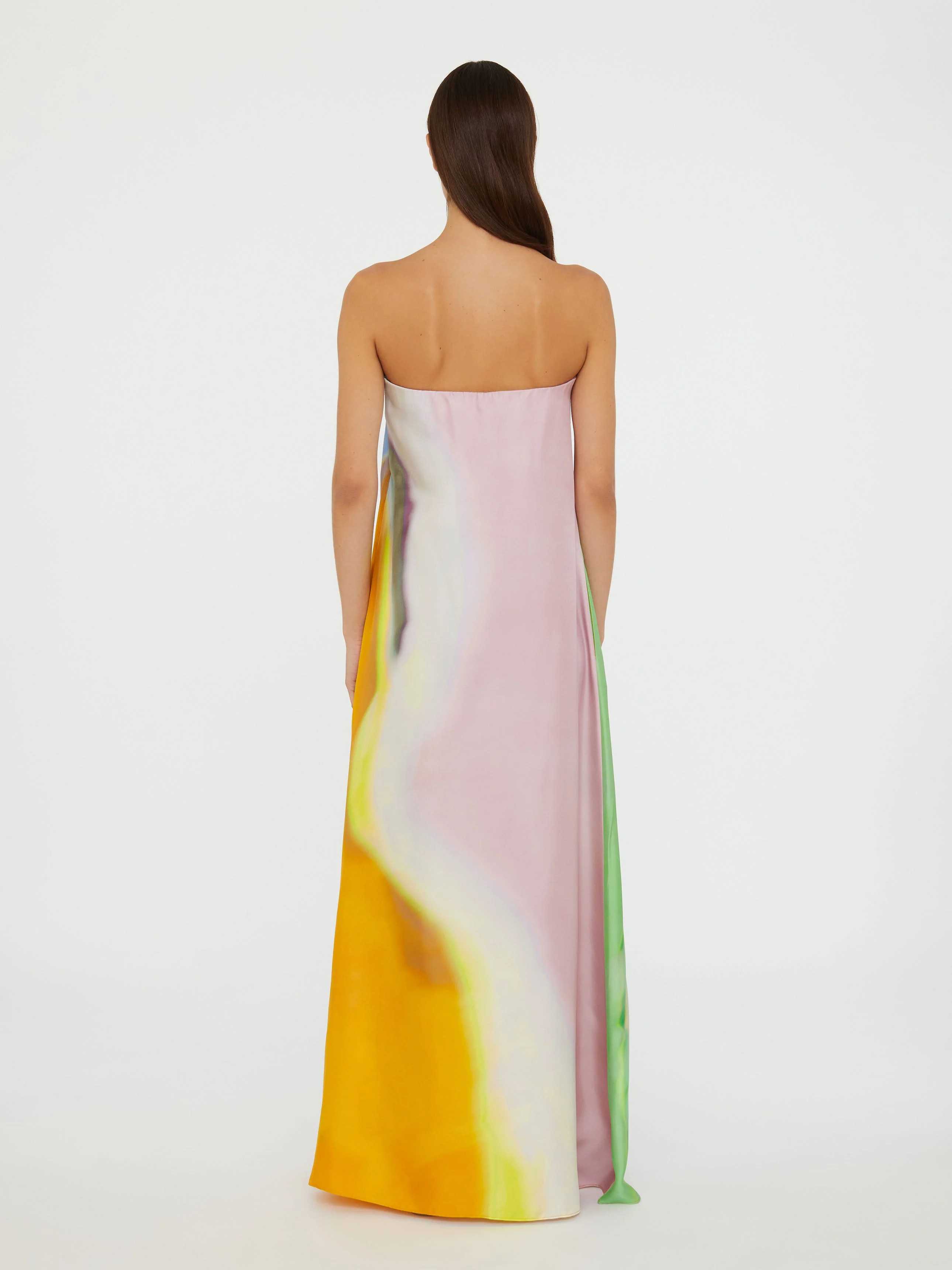 Christopher Esber - Aura Silk Strapless Dress - Image 5