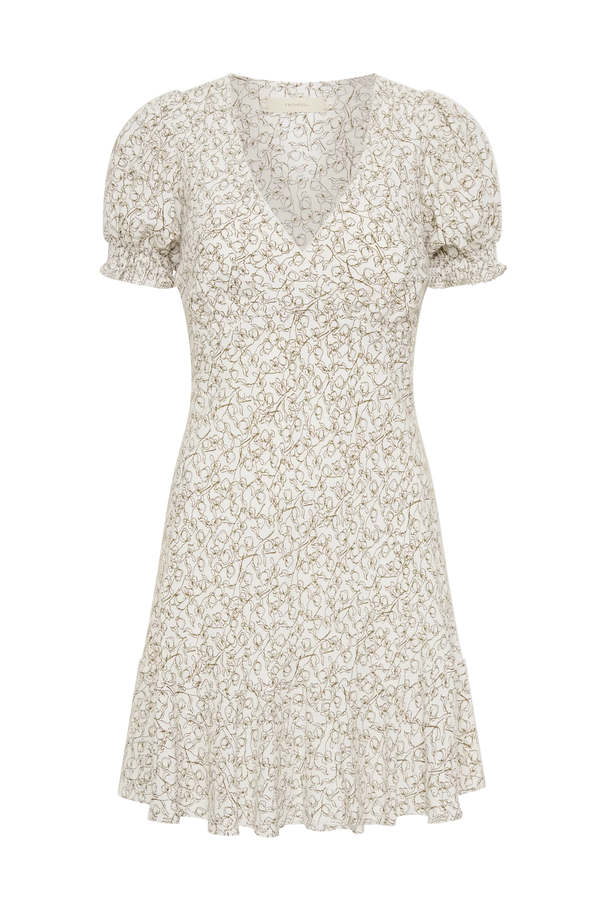 Faithfull - Aurelia Mini Dress Calla Umber - Final Sale - Image 6