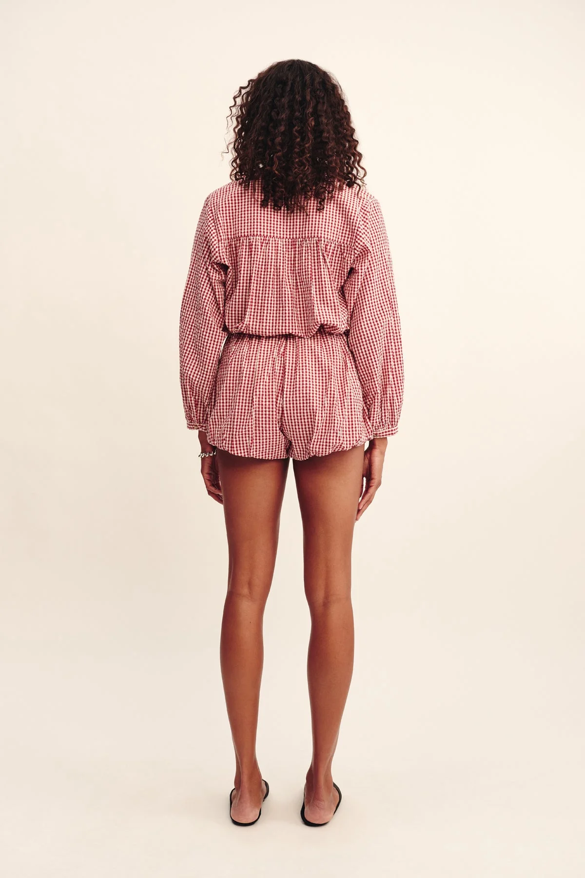 Posse - AURELIA SHORT - RED GINGHAM - Image 5