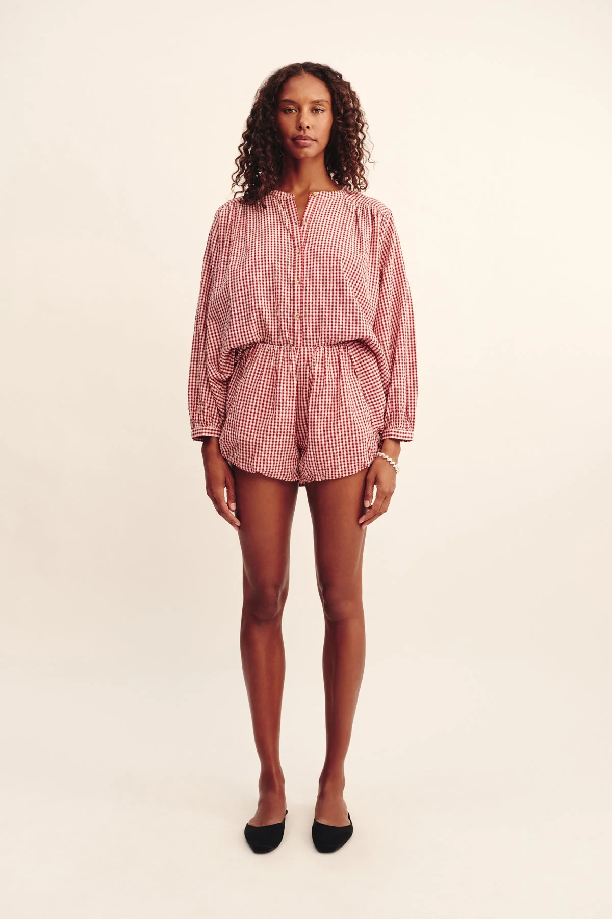 Posse - AURELIA SHORT - RED GINGHAM - Image 8