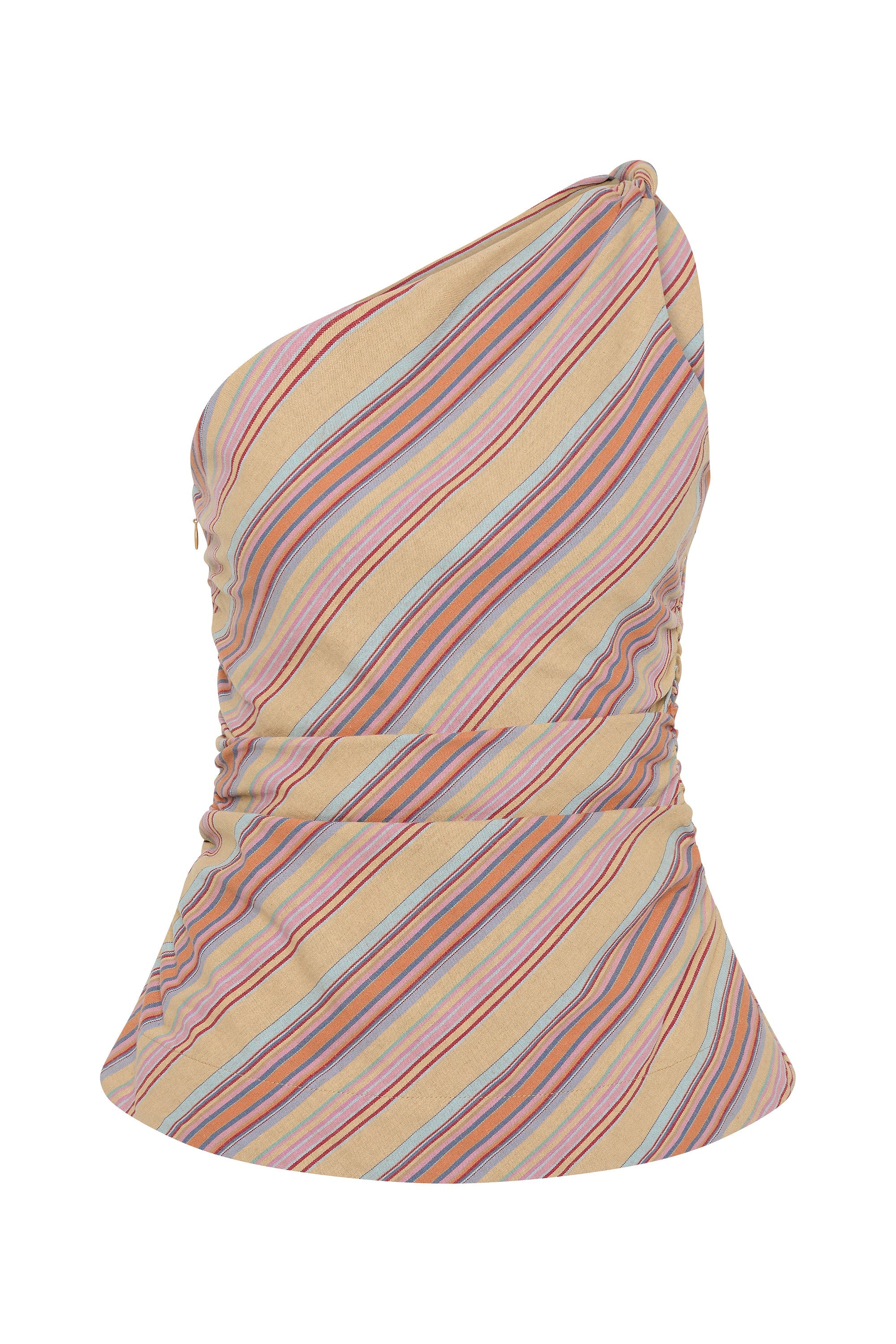 Faithfull - Aurora Top Agua Stripe Mustard - Image 7