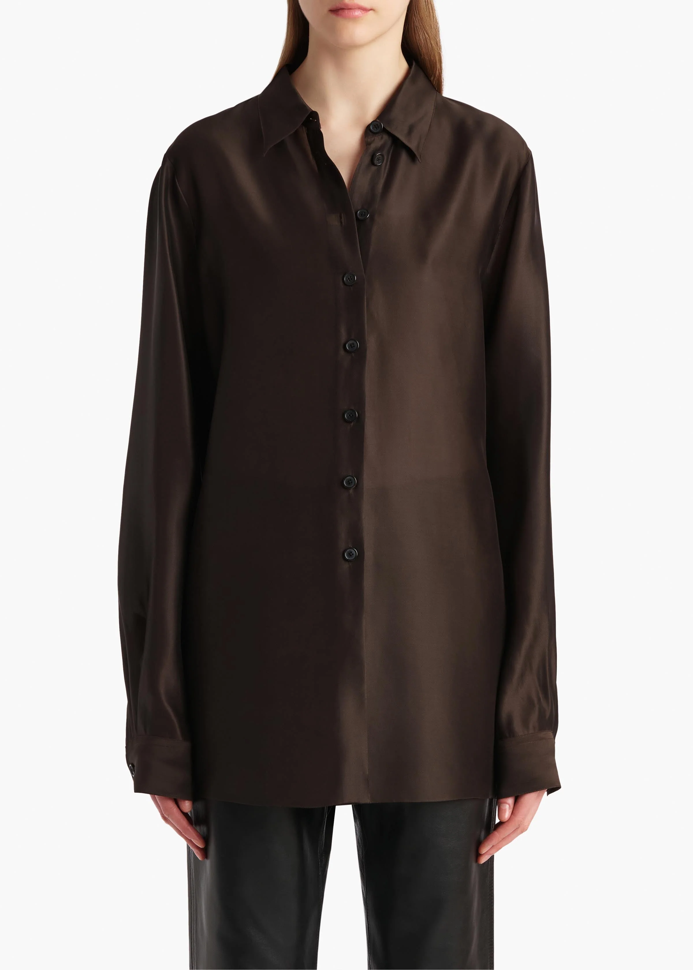 Khaite - Auryn Top in Bark - Image 3