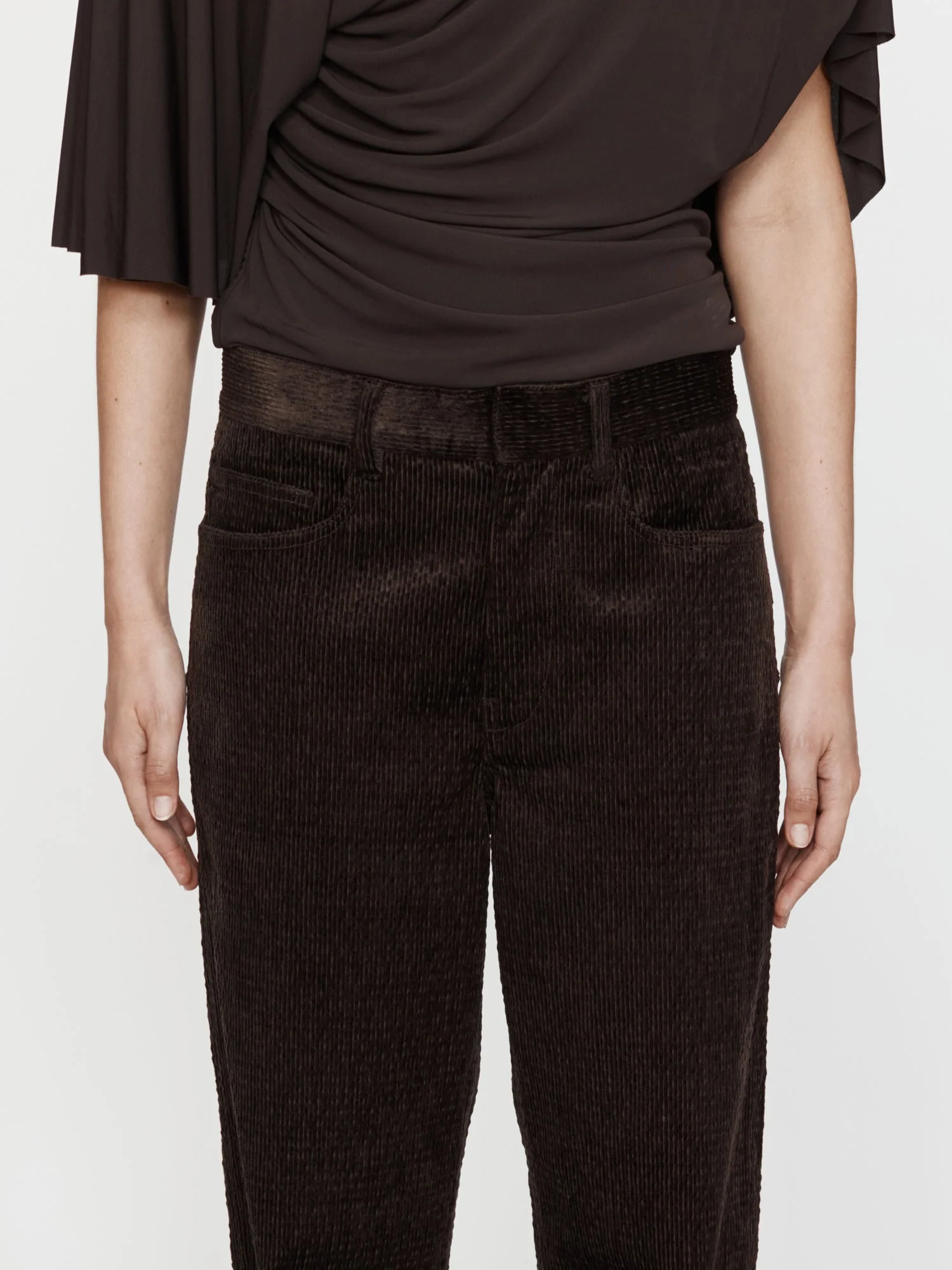 Christopher Esber - Ava Sateen Corduroy Jean - Image 6