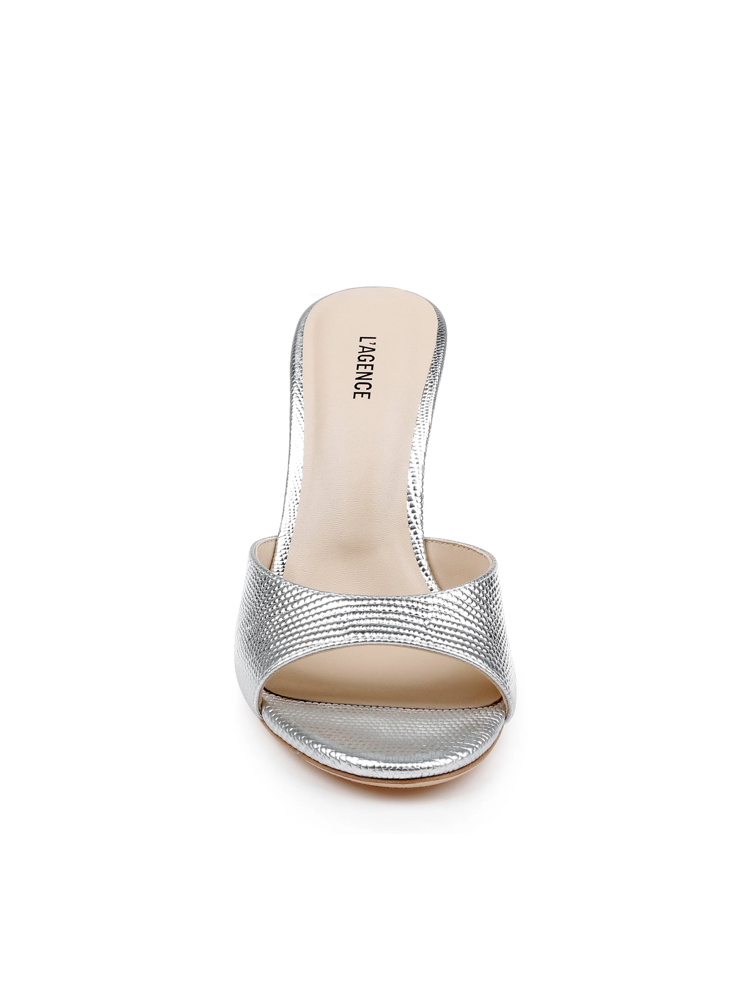 L'AGENCE - Avery Leather Open - Toe Mule - Image 3