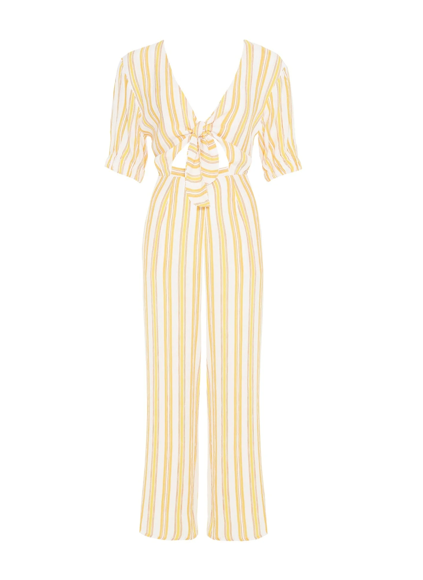 Faithfull - Azure Stripe Print Sun Matese Jumpsuit - Final Sale - Image 5