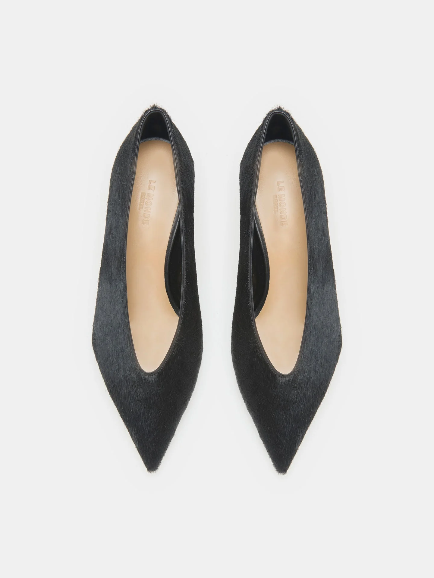 Le Monde Beryl - Babouche Kitten / Black Calf Hair - Image 3
