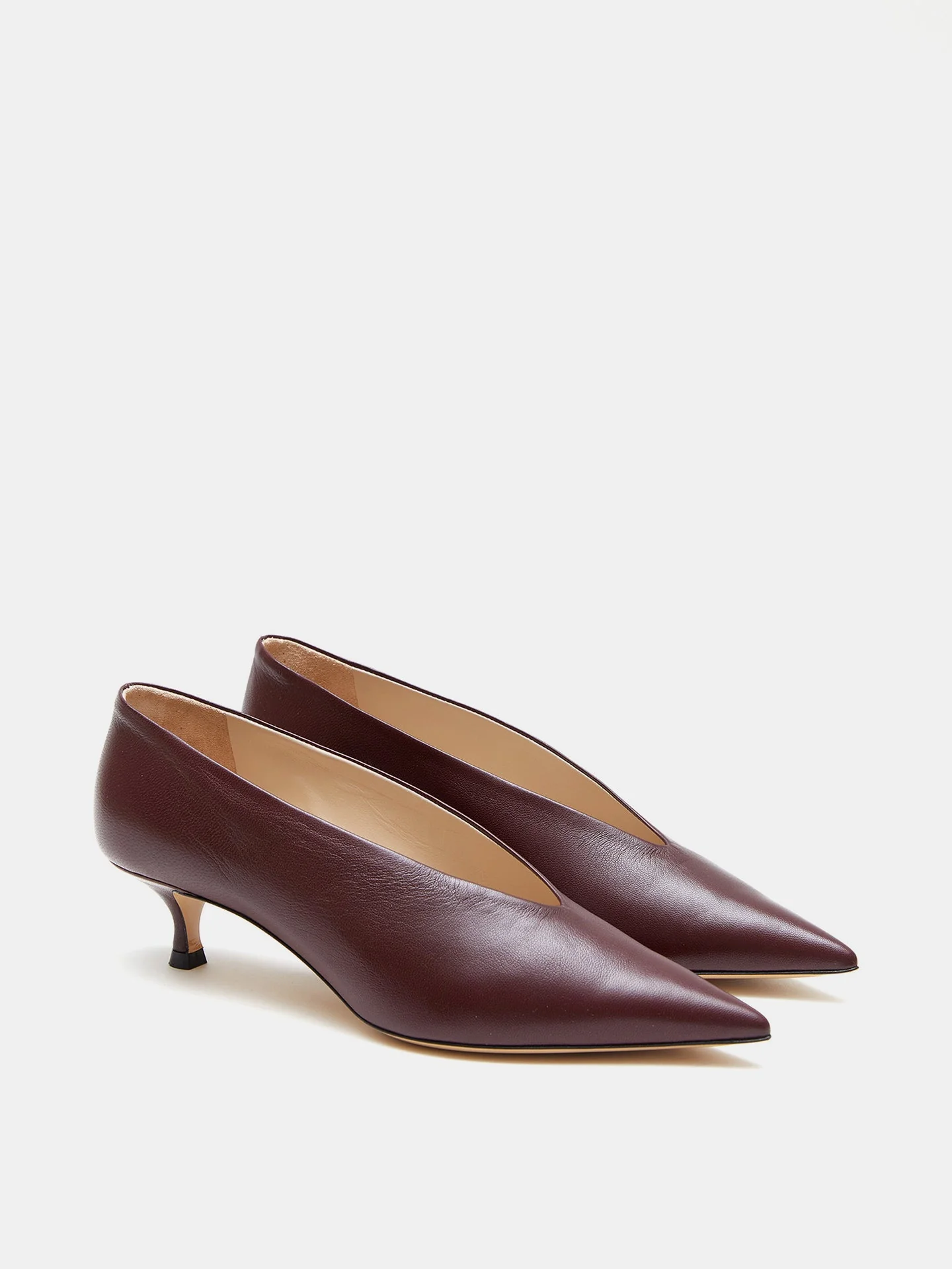 Le Monde Beryl - Babouche Kitten / Oxblood Leather - Image 2