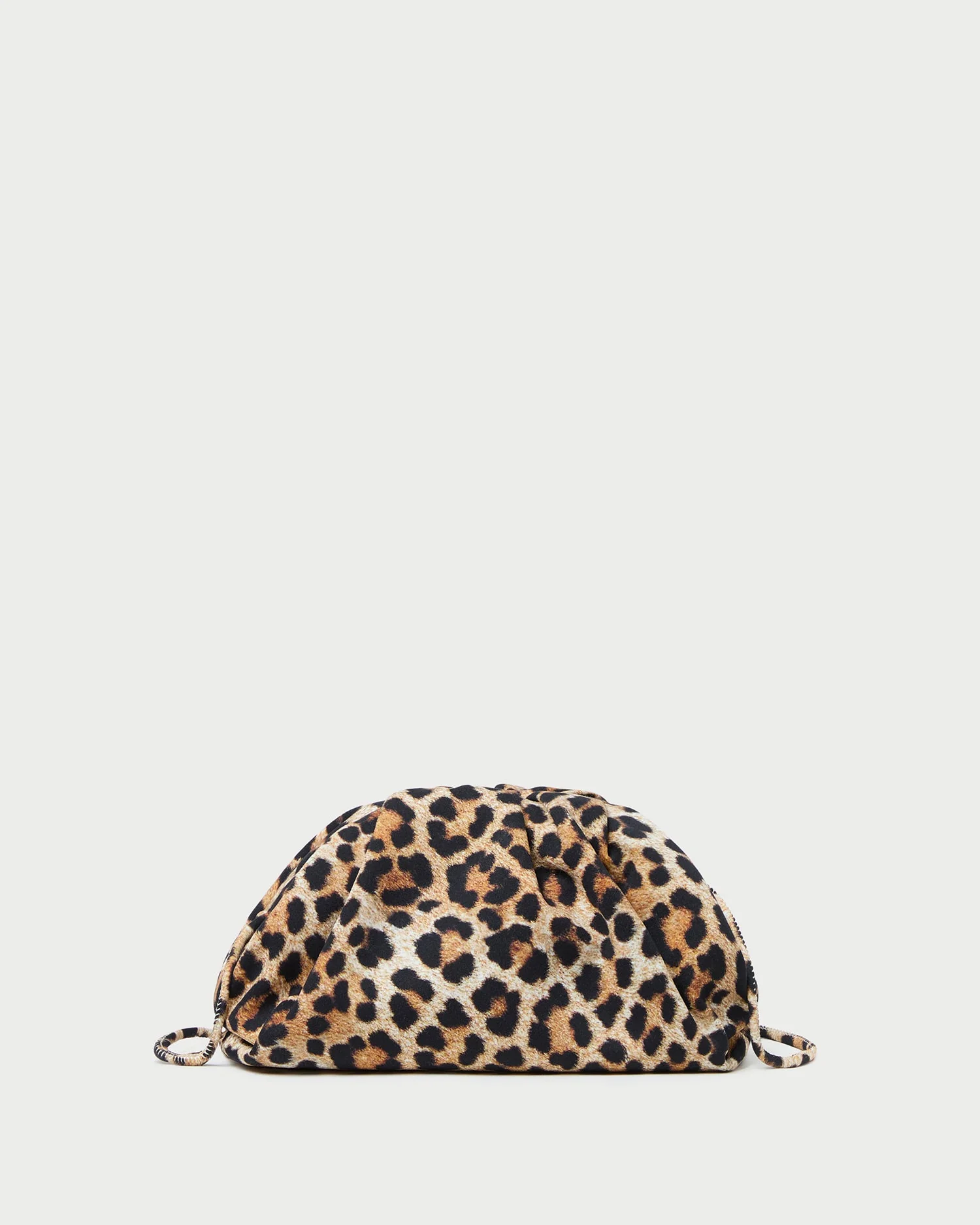 Loeffler Randall - Bailey Leopard Jersey Dome Clutch