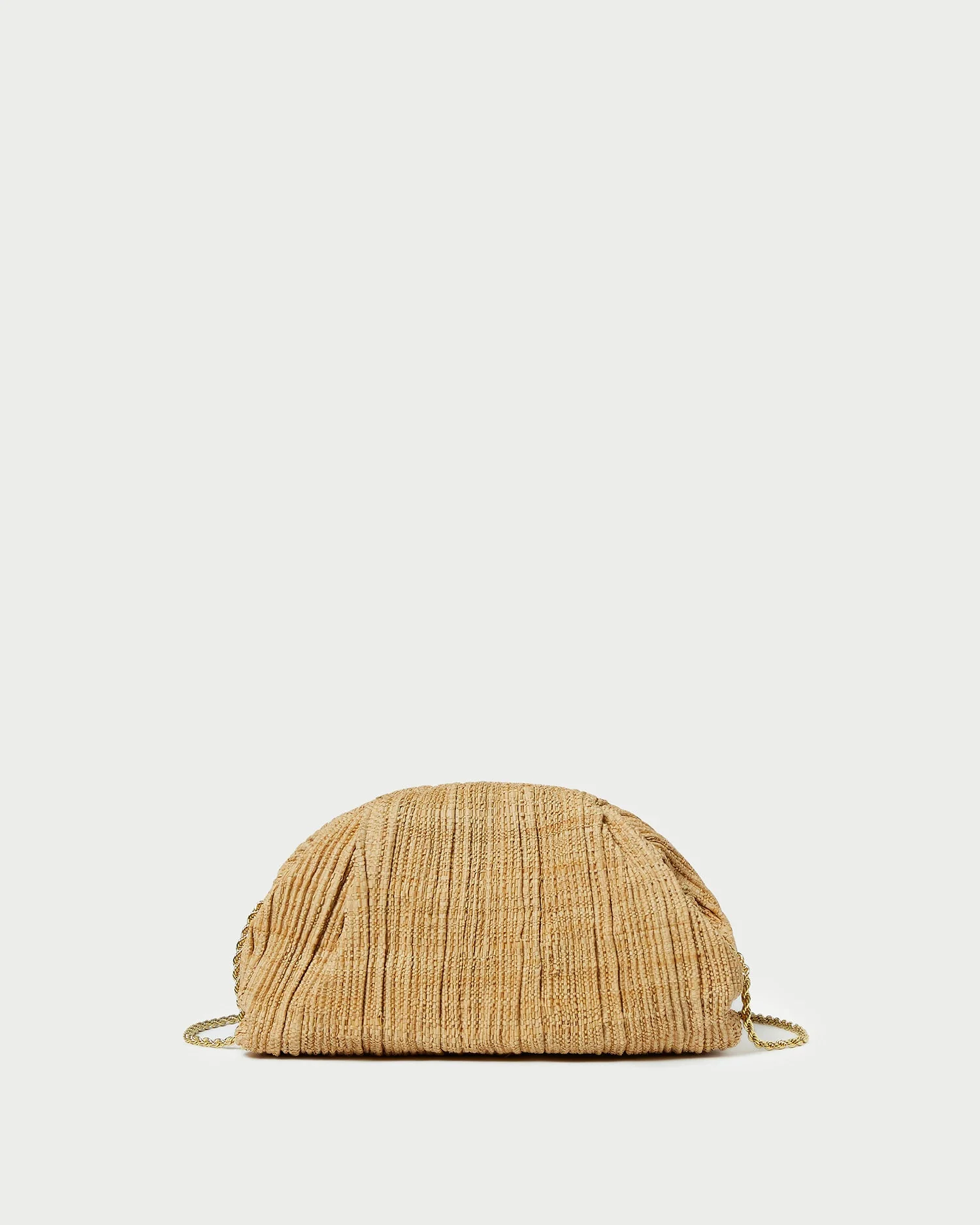 Loeffler Randall - Bailey Natural Pleated Dome Clutch