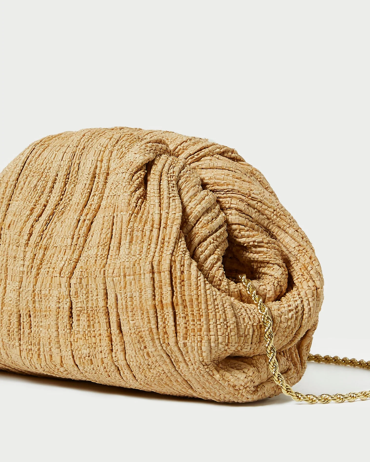 Loeffler Randall - Bailey Natural Pleated Dome Clutch - Image 2