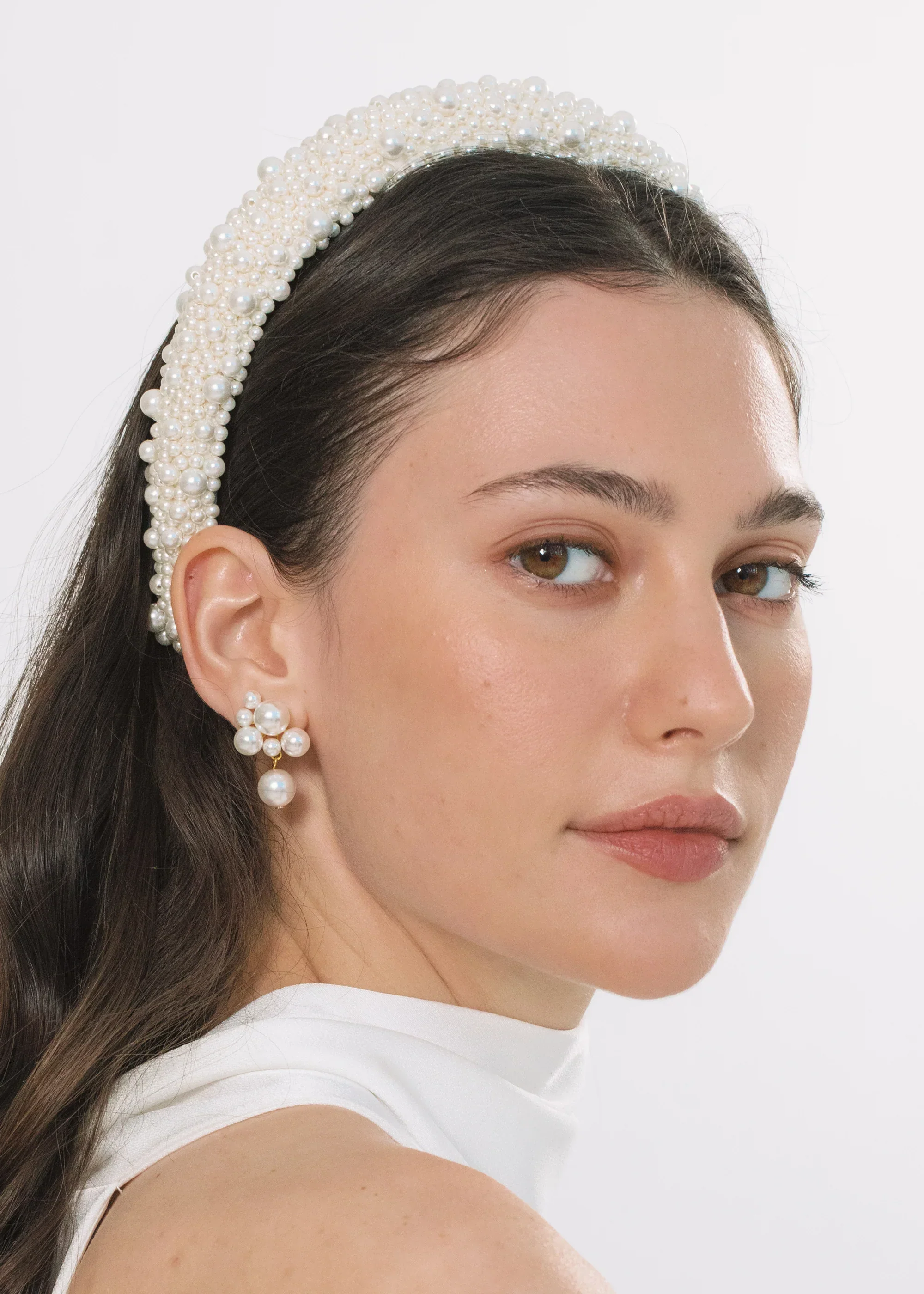 Jennifer Behr - Bailey Pearl Headband - Image 2