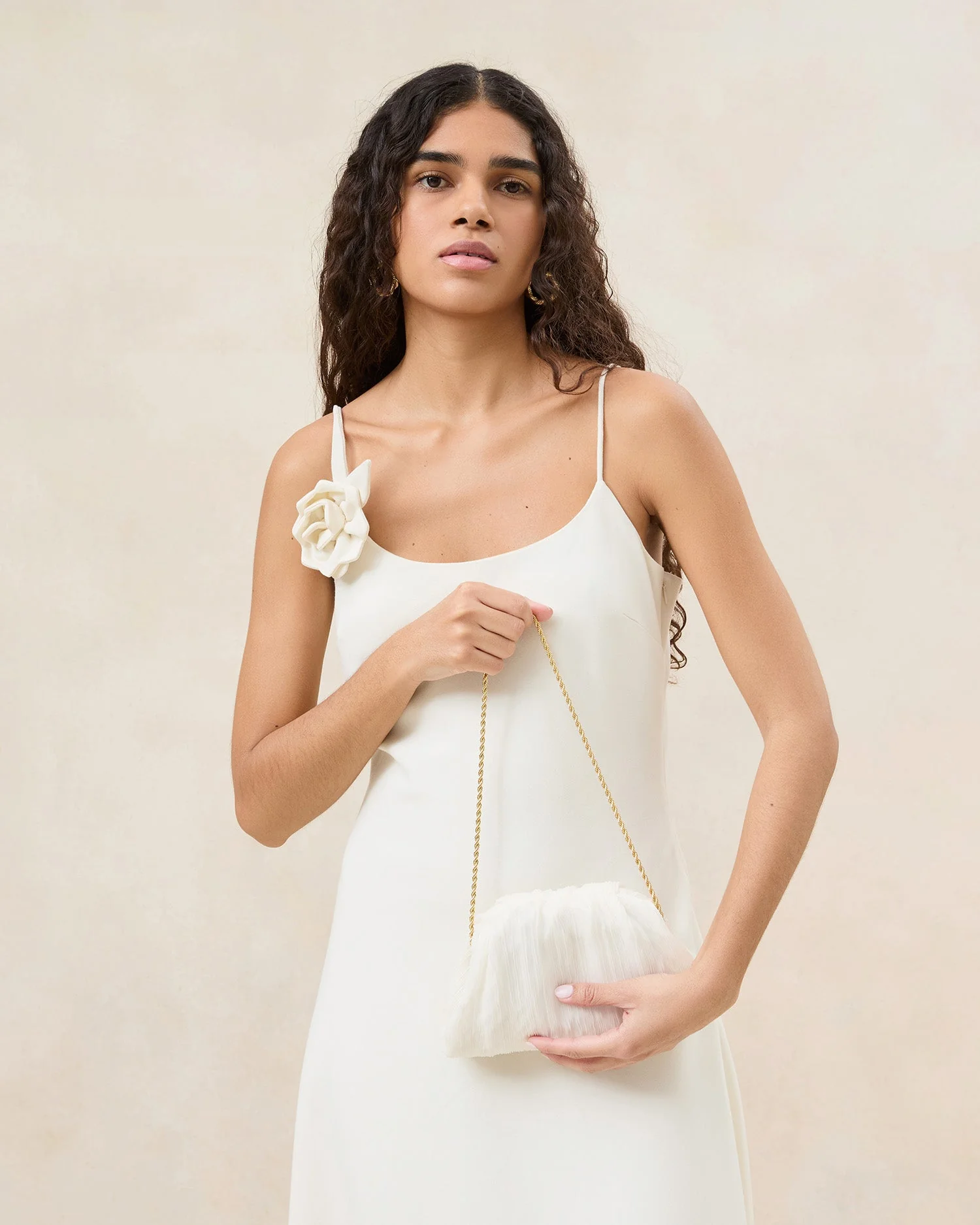 Loeffler Randall - Bailey Pearl Pleated Dome Clutch - Image 5