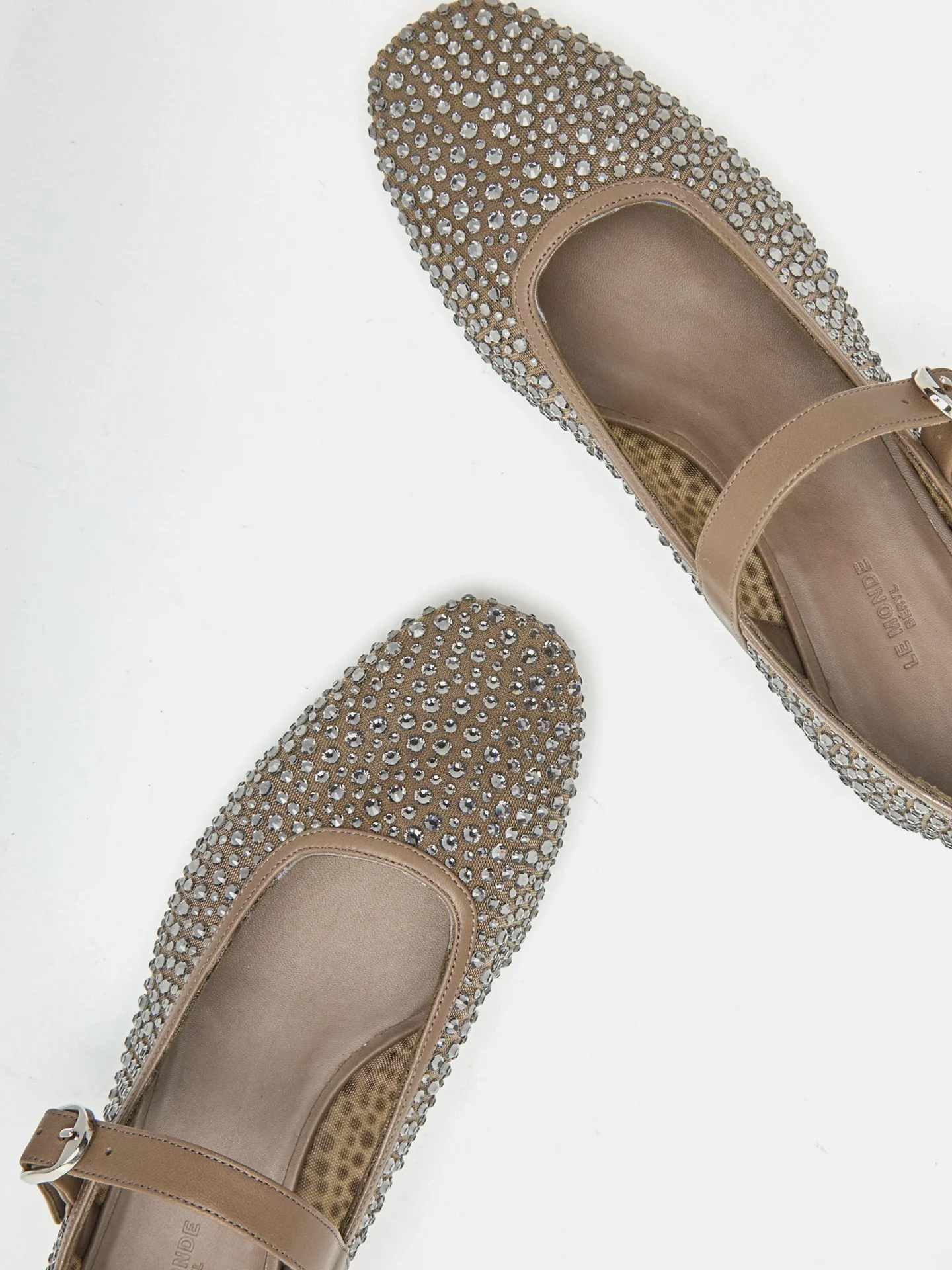 Le Monde Beryl - Ballet Mary Jane / Smoke Mesh Crystal - Image 4