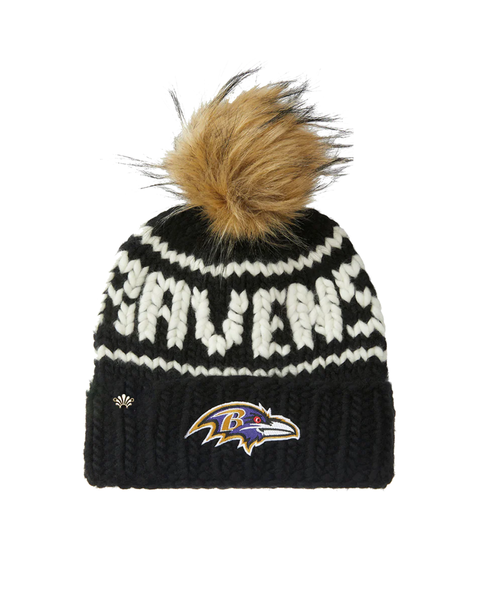 Veronica Beard - Baltimore Ravens Beanie - Image 2