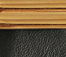 Khaite - Bambi Belt in Black Leather with Gold - Image 6