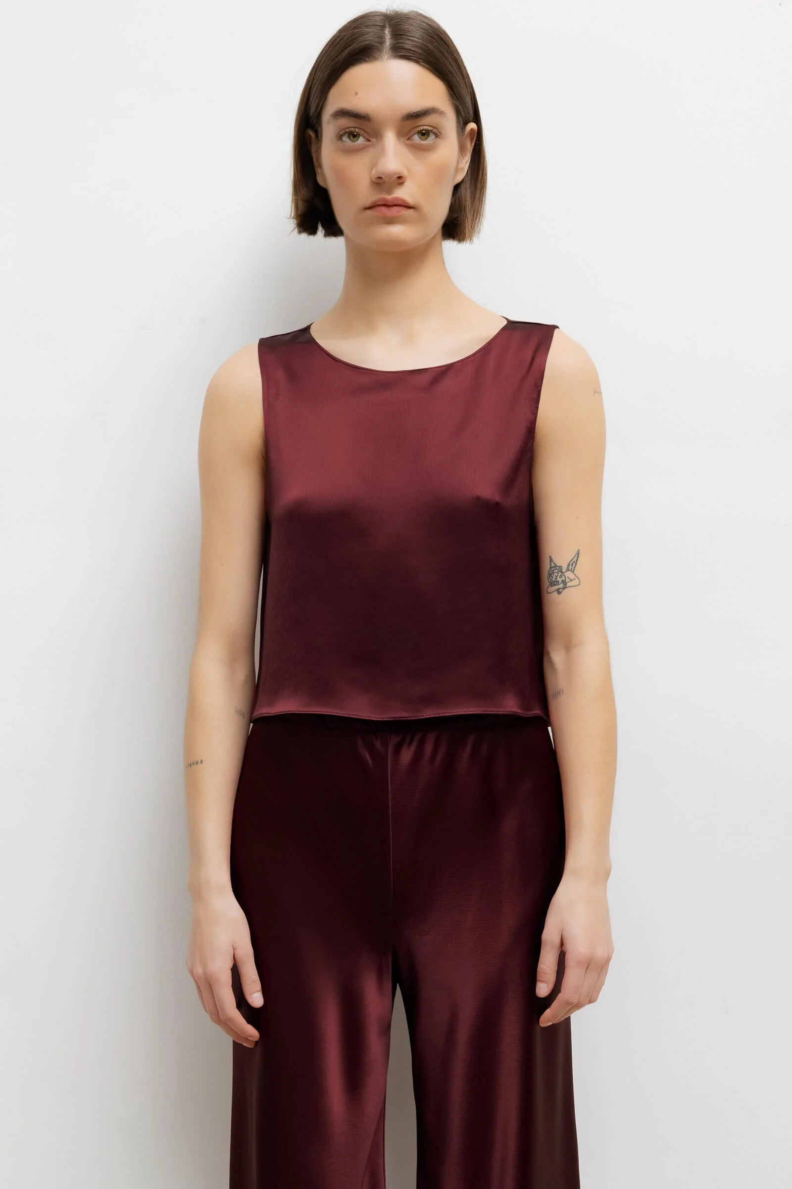 Leset - Barb Crop Sleeveless Crew