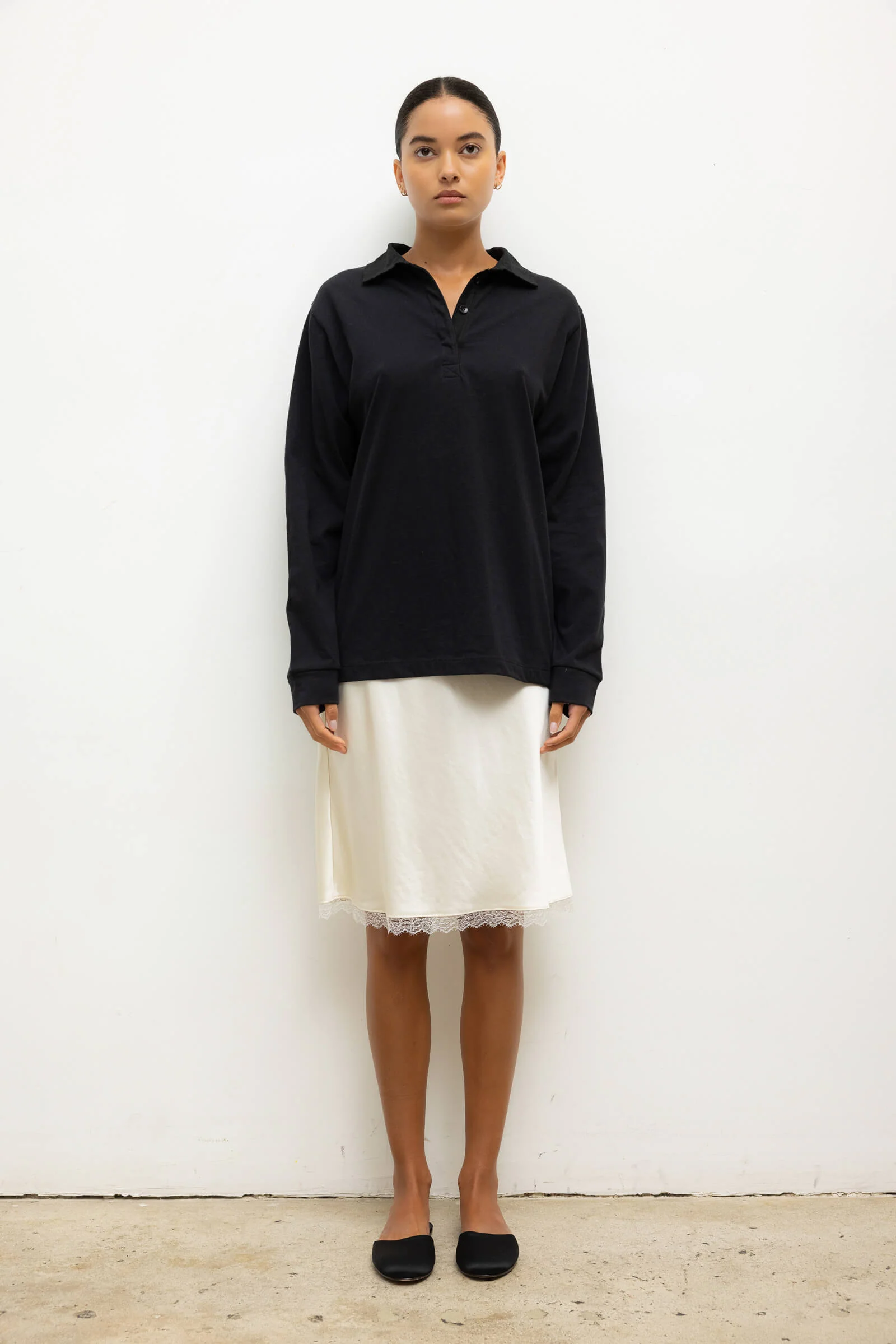 Leset - Barb Lace Slip Skirt