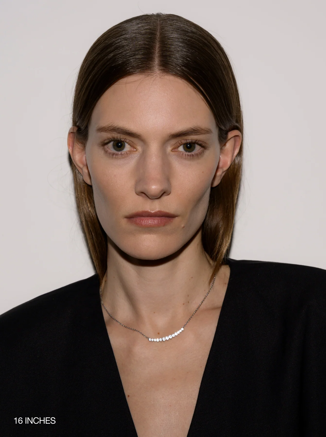 Dorsey - CURVE NECKLACE IN LAB YELLOW SAPPHIRE WITH LAB DIAMOND - Image 3