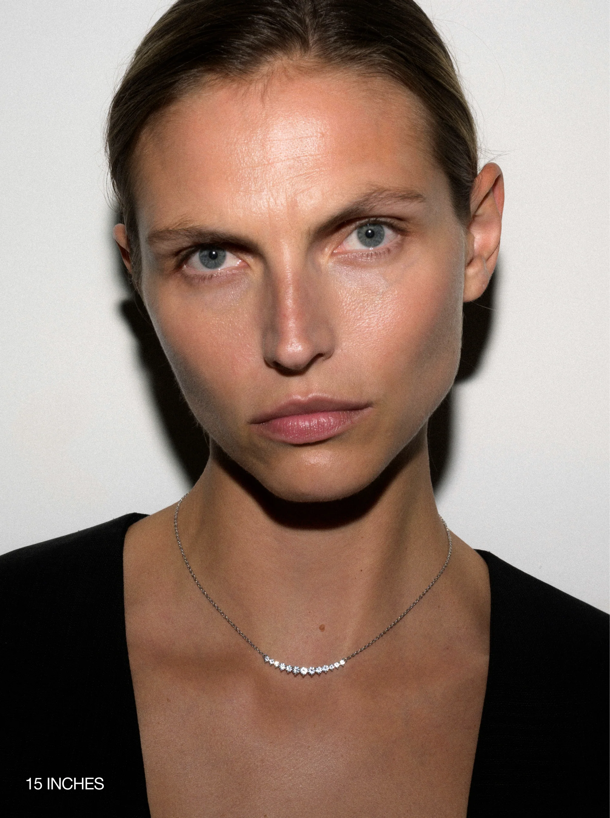 Dorsey - CURVE NECKLACE IN LAB YELLOW SAPPHIRE WITH LAB DIAMOND - Image 6