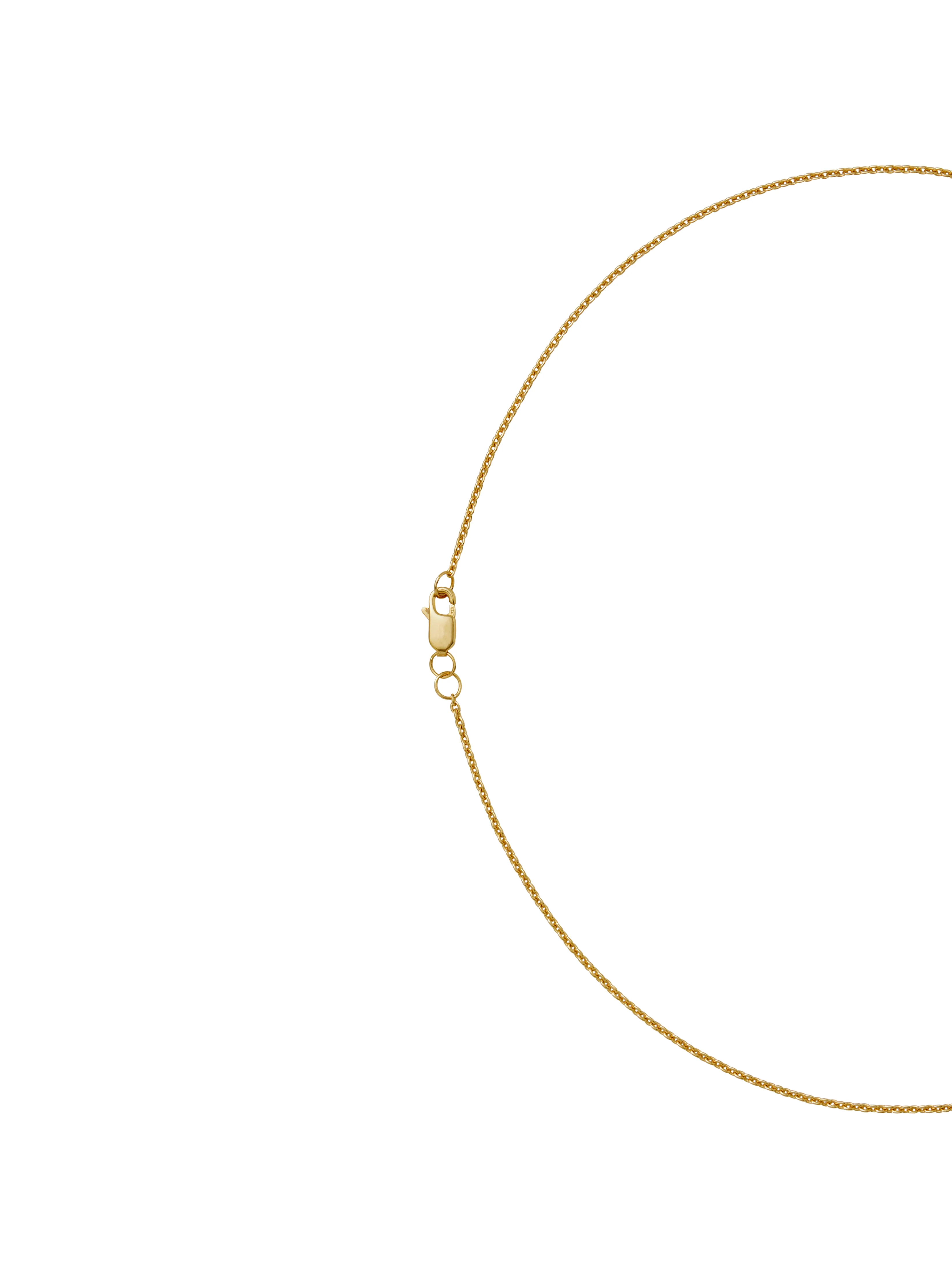 Dorsey - CURVE NECKLACE IN LAB YELLOW SAPPHIRE WITH LAB DIAMOND - Image 2