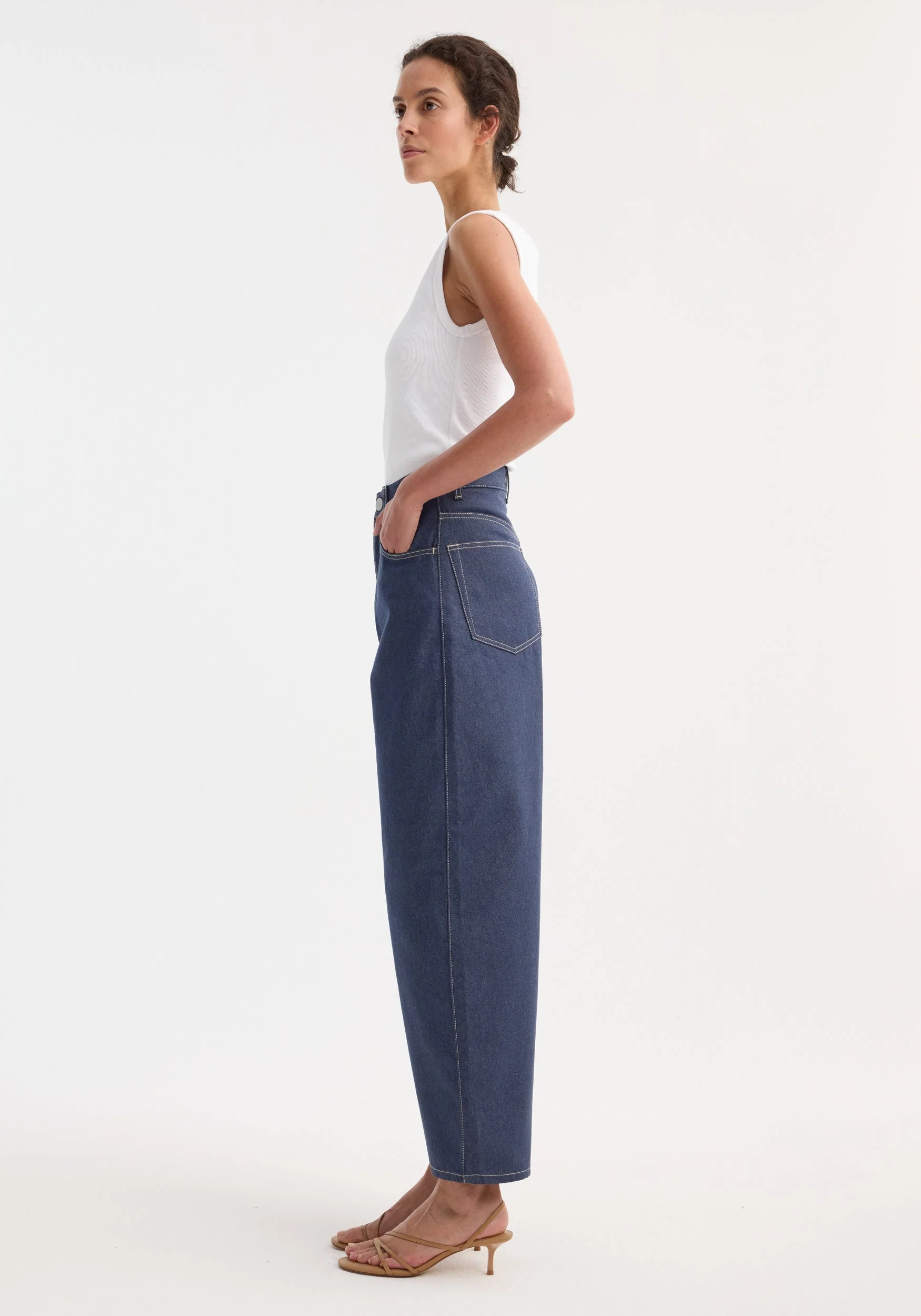 ROHE - Barrel leg raw denim | raw denim - Image 5