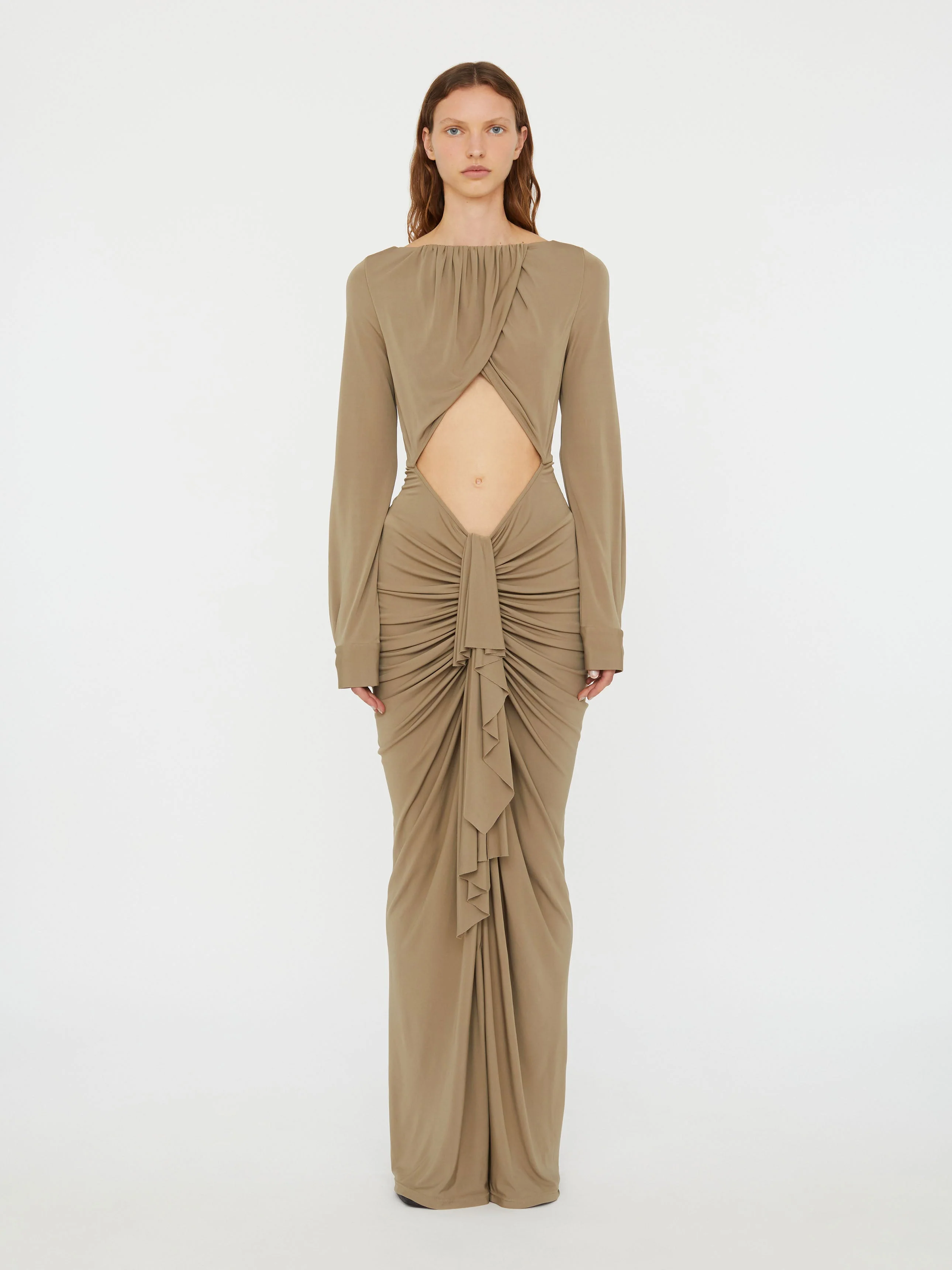 Christopher Esber - Bateau Drape Disconnect Dress