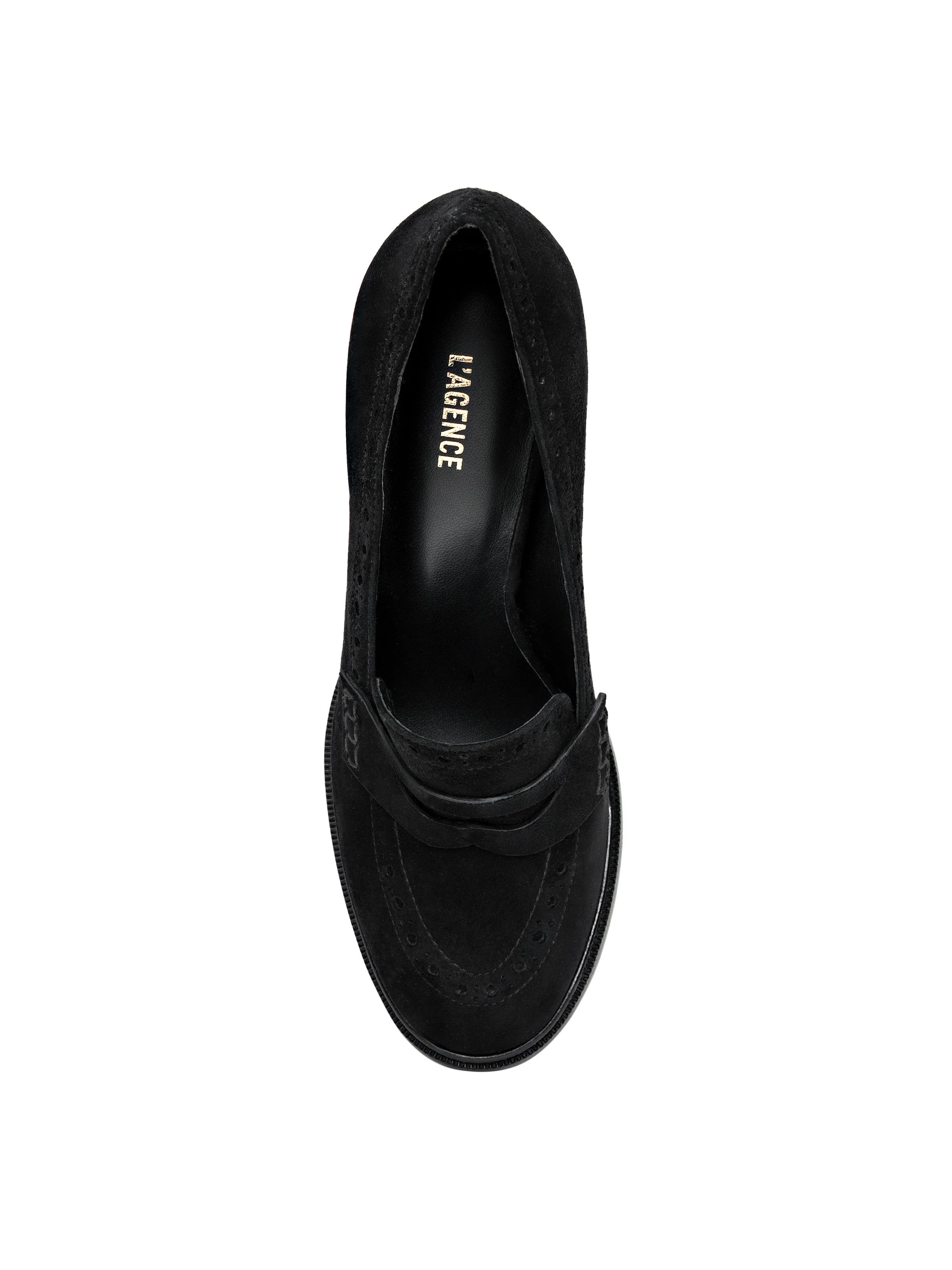 L'AGENCE - Bea Brogue Block - Heel Loafer - Image 5