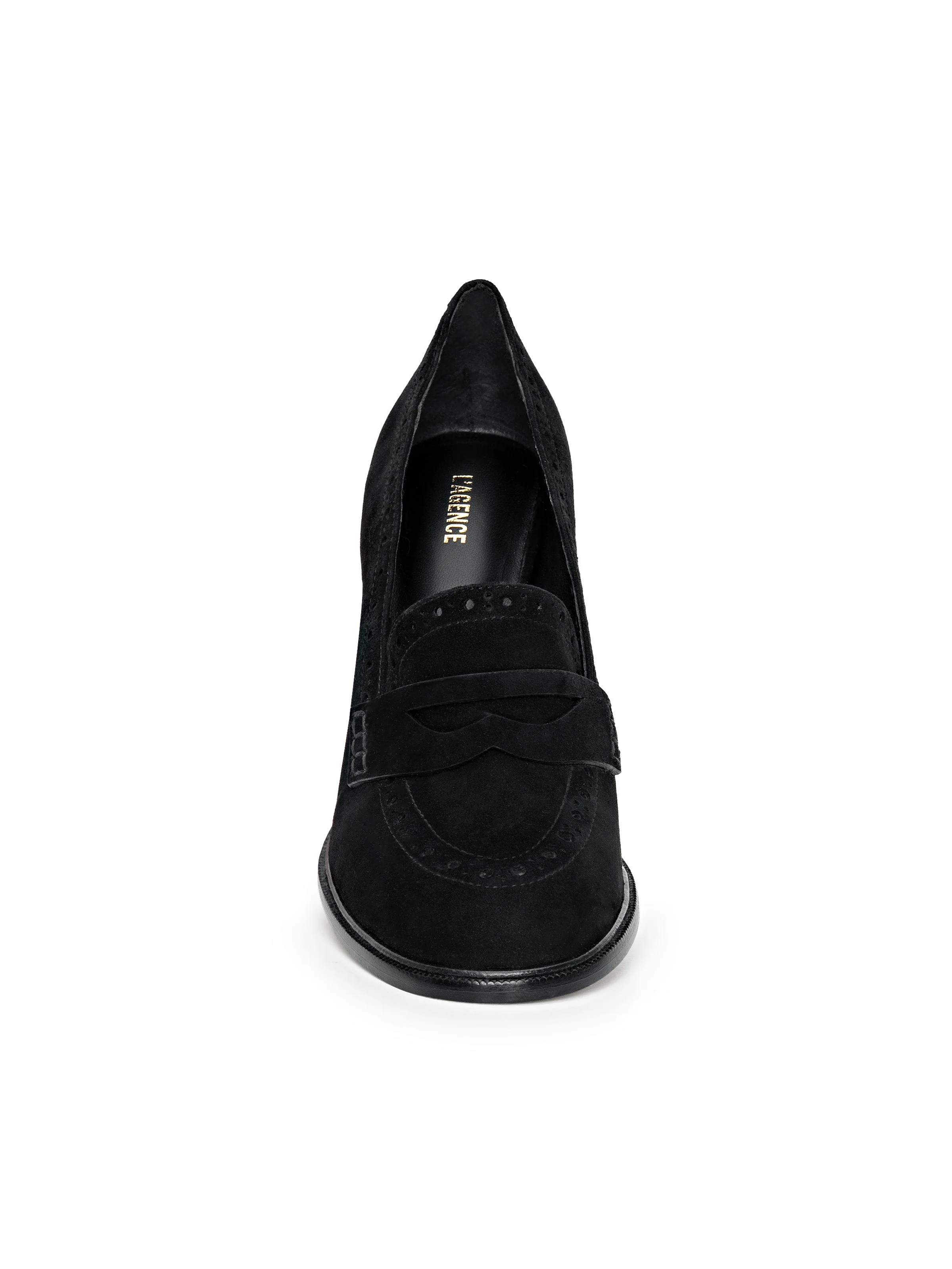 L'AGENCE - Bea Brogue Block - Heel Loafer - Image 8