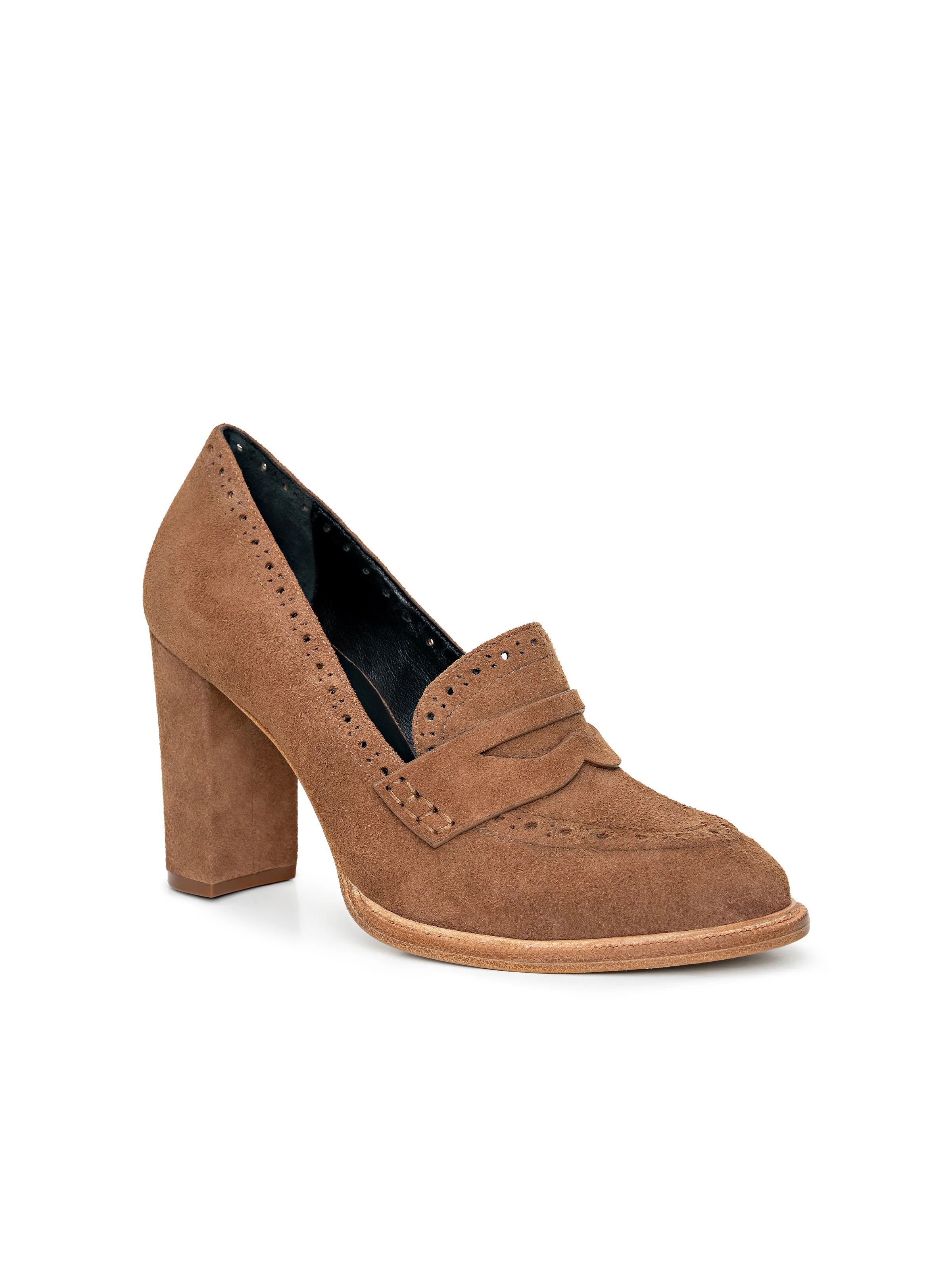 L'AGENCE - Bea Brogue Block - Heel Loafer - Image 7