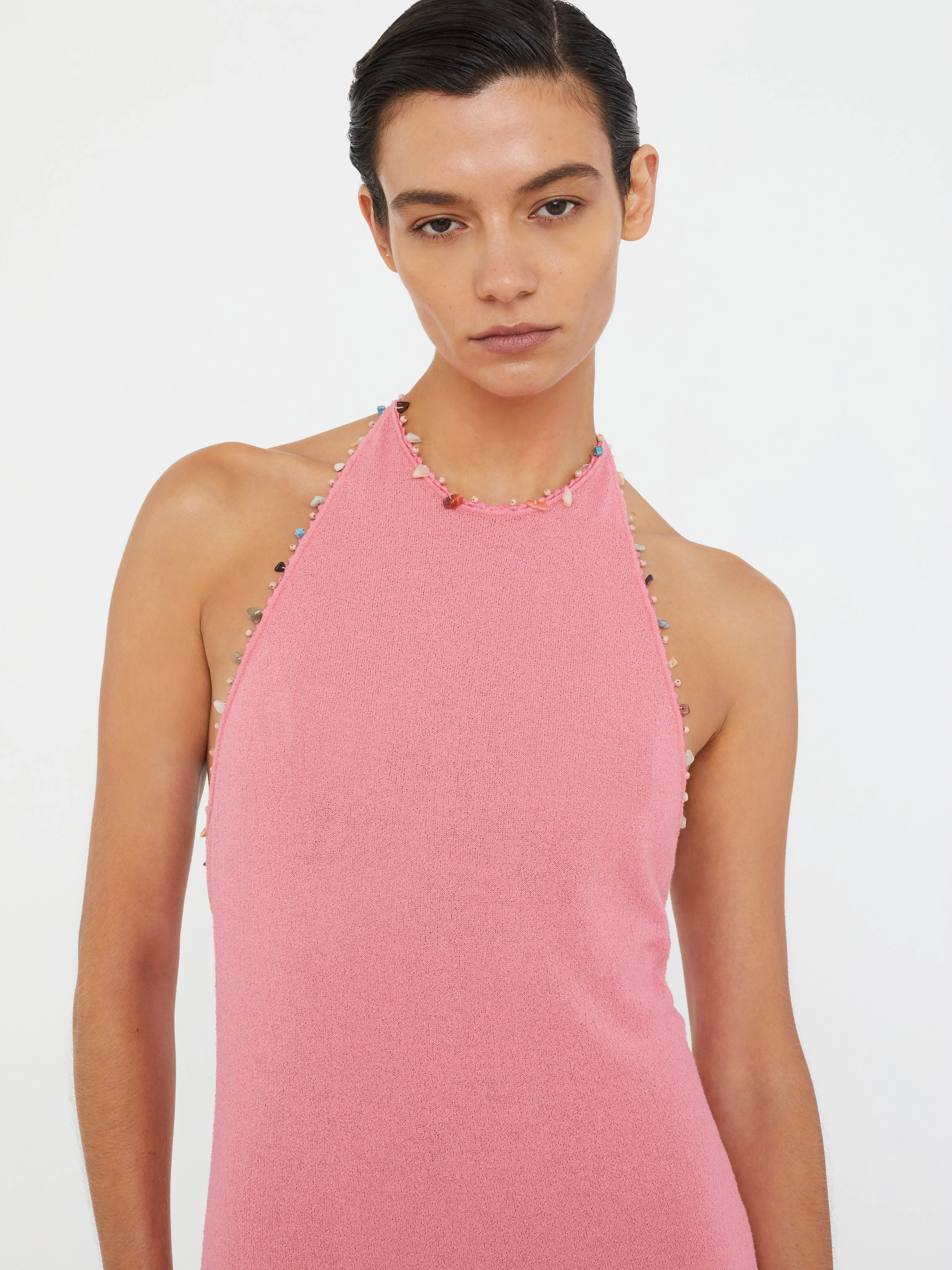 Christopher Esber - Beach Quartz Halter Dress - Image 5
