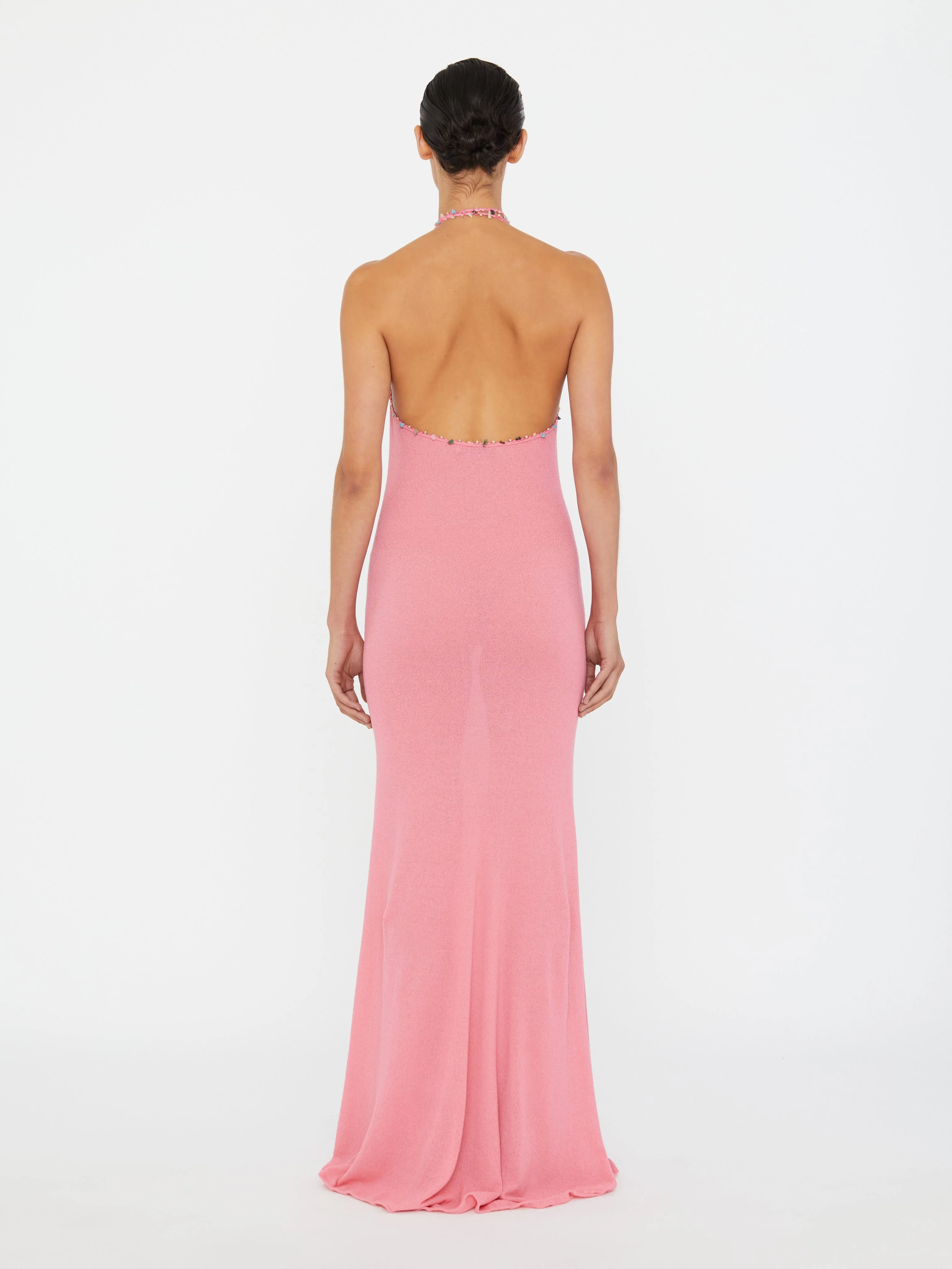 Christopher Esber - Beach Quartz Halter Dress - Image 6