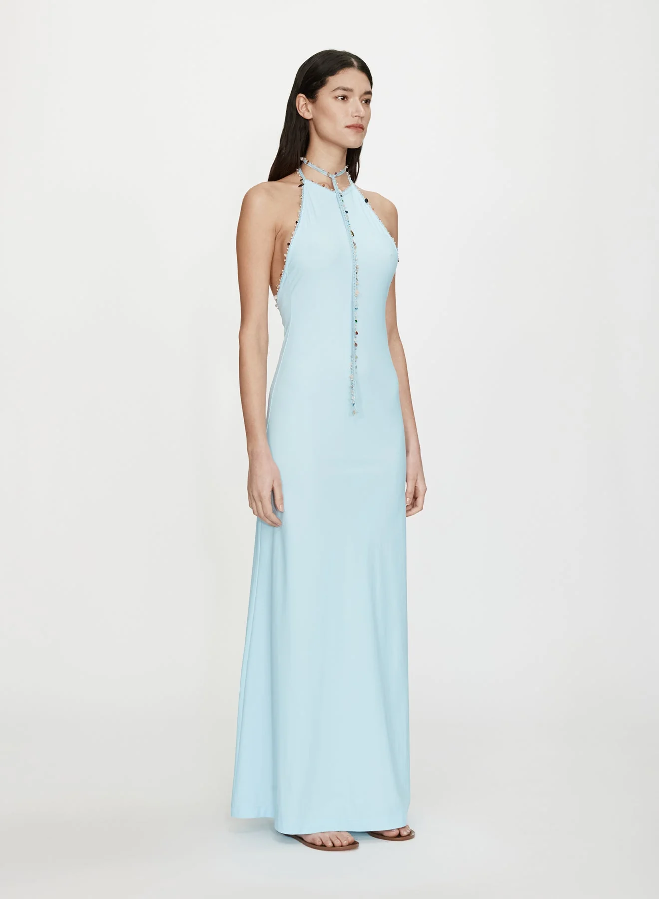 Christopher Esber - Beach Quartz Halter Lycra Dress - Image 3