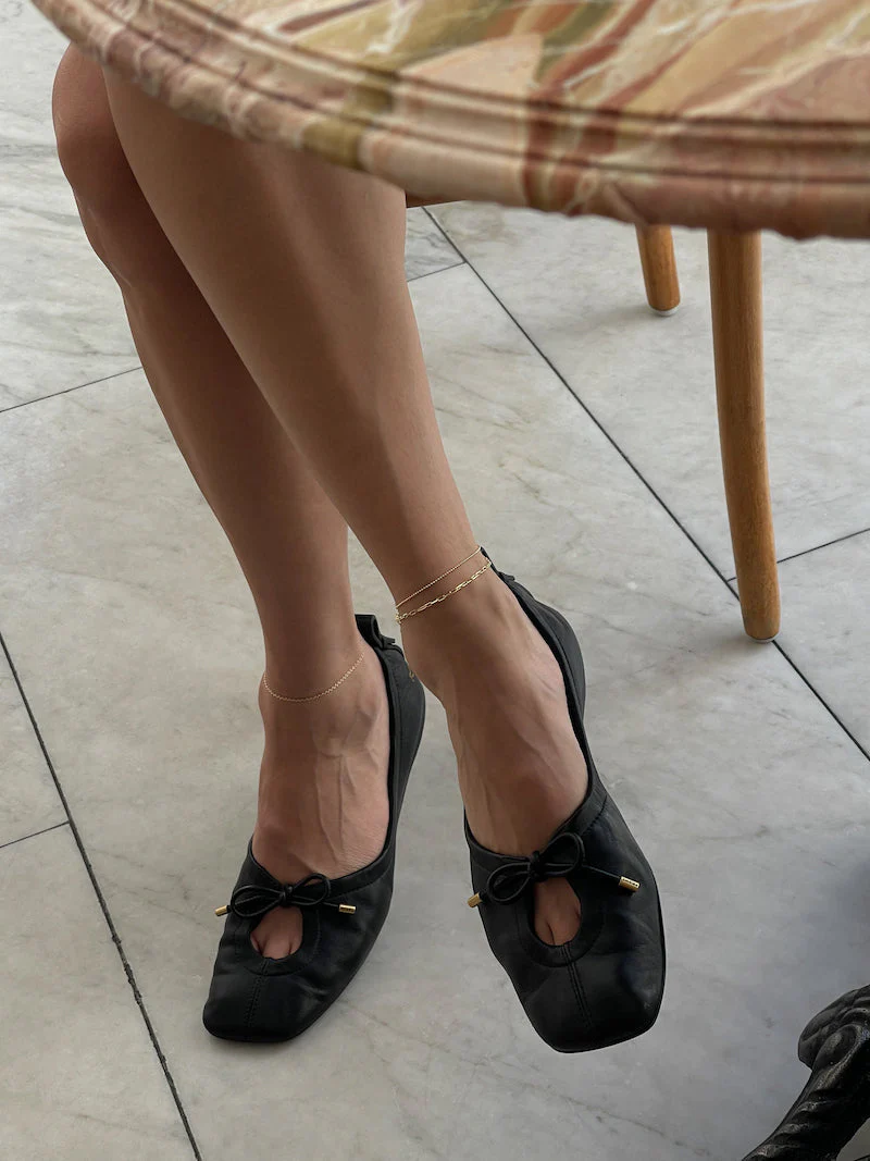 Kinn - Beaded Chain Anklet - Image 2