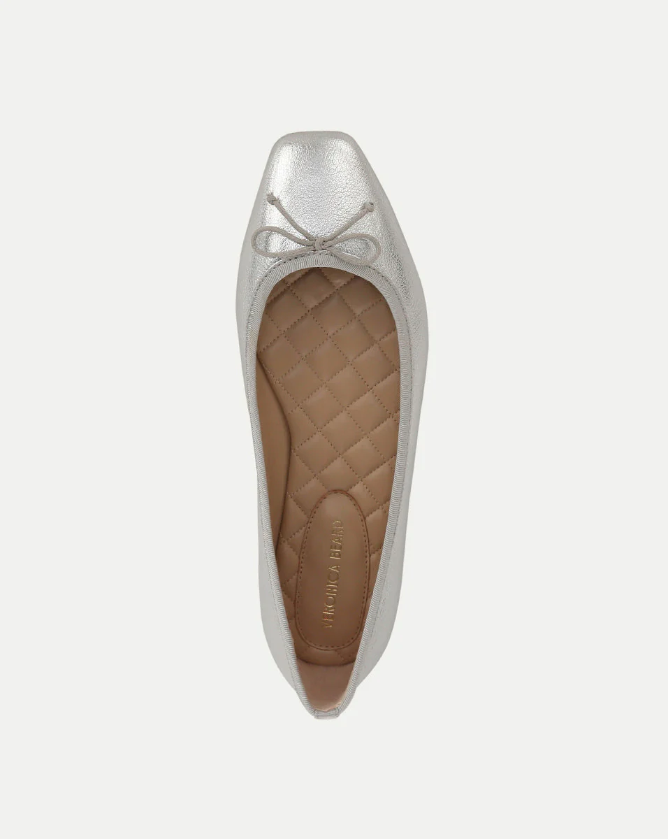 Veronica Beard - Beatrix Metallic Ballet Flat - Image 3