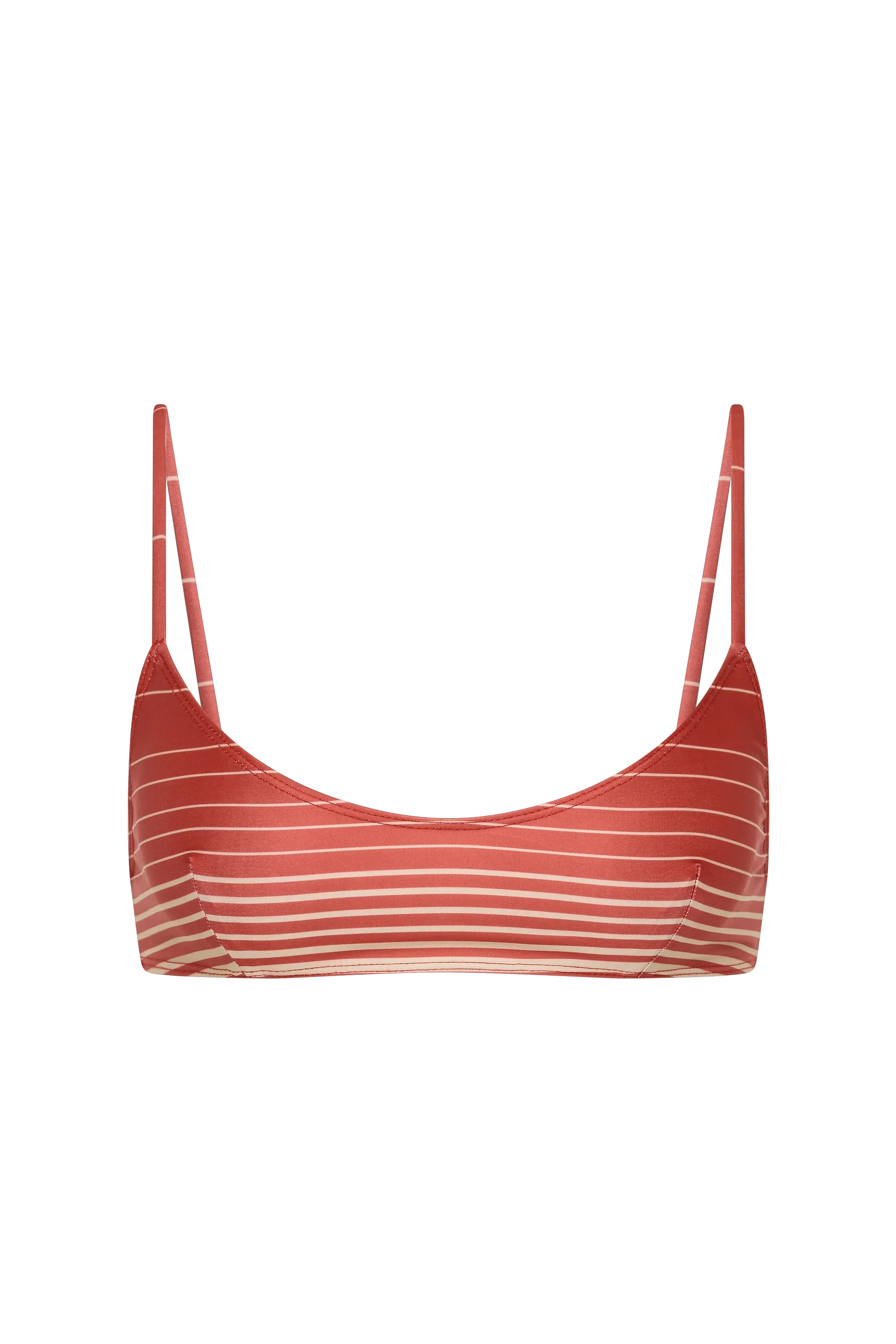 Faithfull - Bebe Bikini Bottom Accordion Stripe Amber Fawn - Final Sale - Image 6