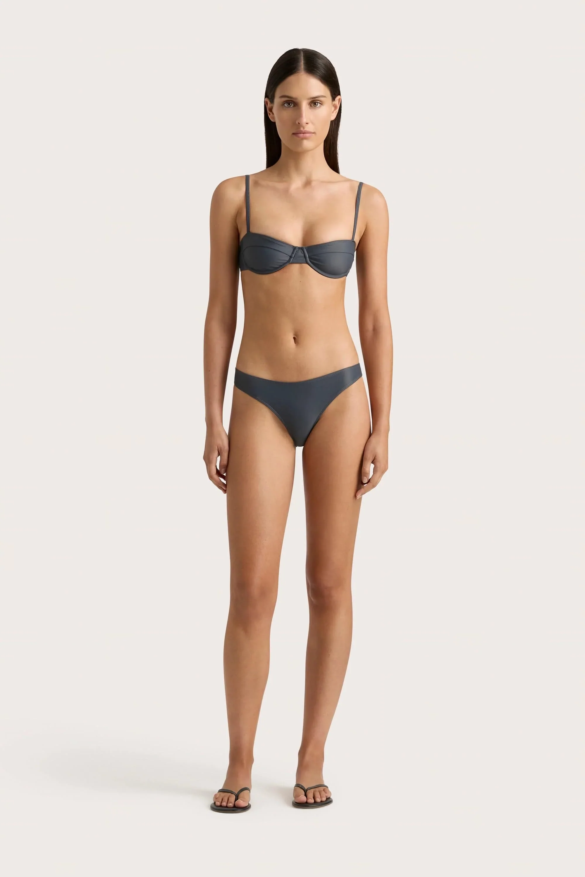 Faithfull - Bebe Bikini Bottom Charred Navy - Final Sale