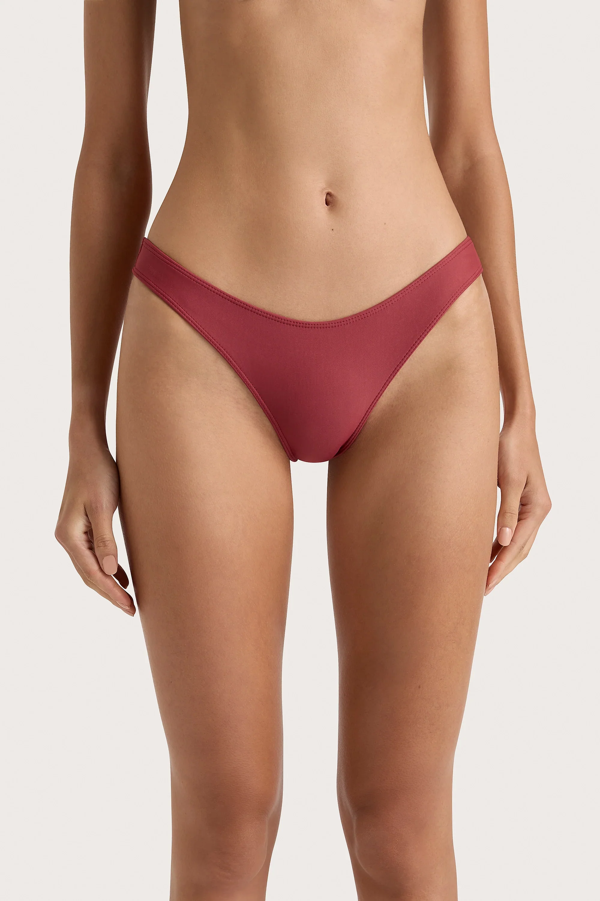 Faithfull - Bebe Bikini Bottom Wine - Final Sale - Image 5