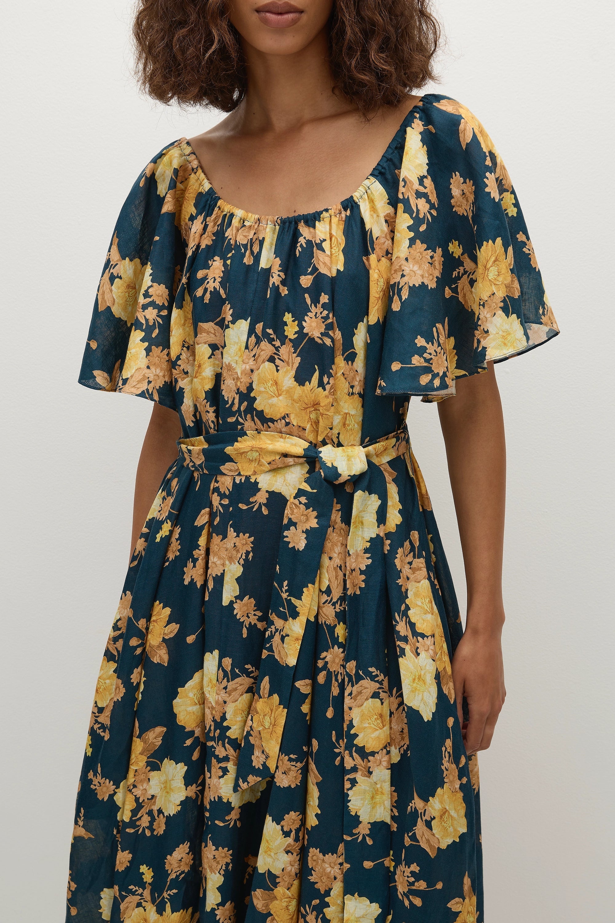 Faithfull - Belen Maxi Dress Nora Floral Navy - Final Sale - Image 2