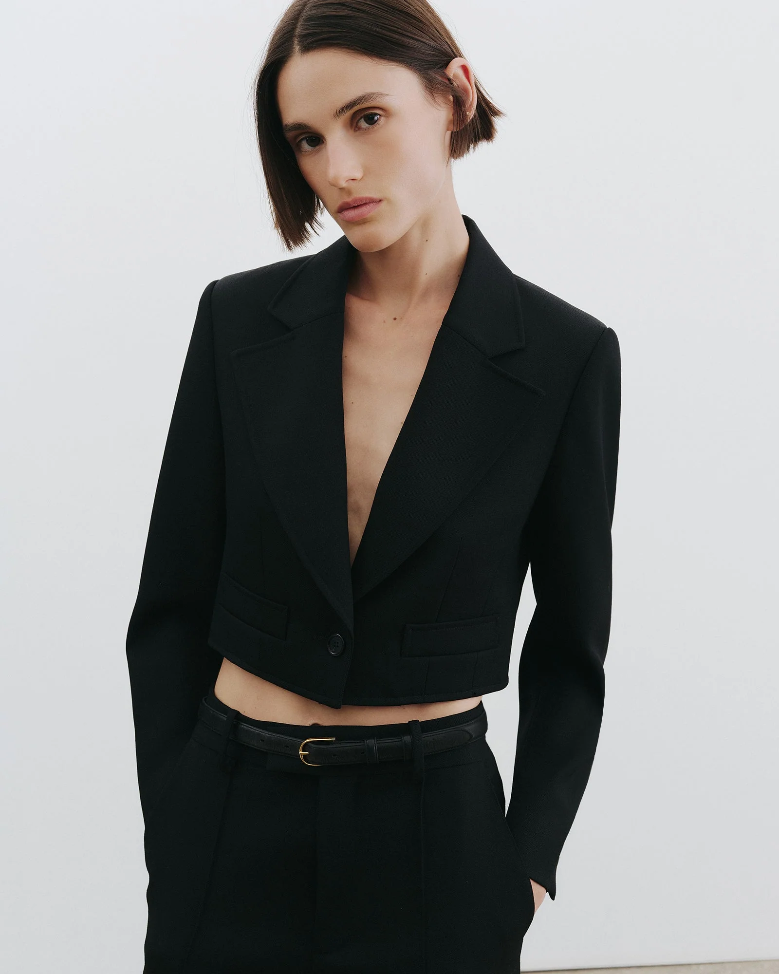 Nili Lotan - BELINO CROPPED WOOL JACKET - Image 2