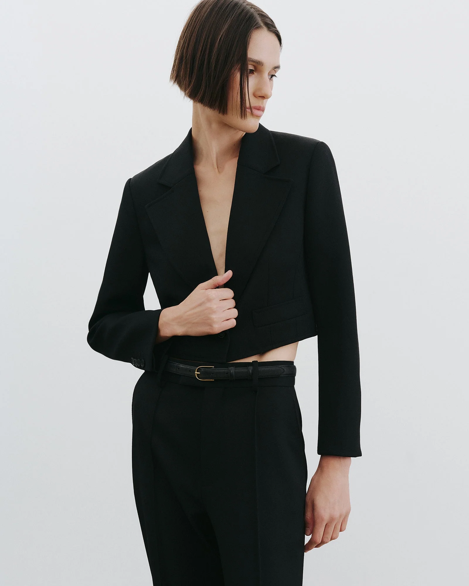 Nili Lotan - BELINO CROPPED WOOL JACKET - Image 3