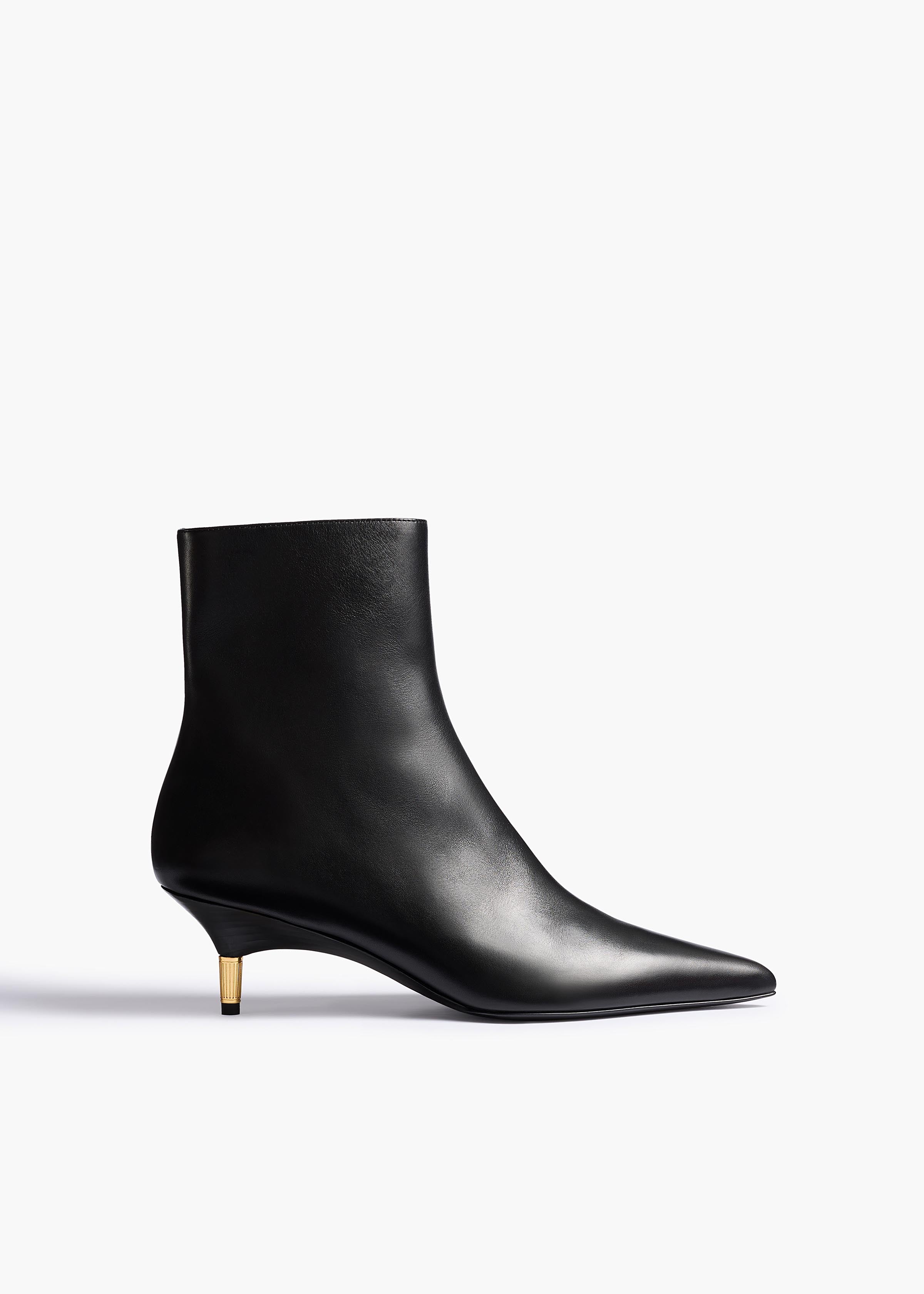 Khaite - Bella Ankle Boot in Black Leather - Image 7