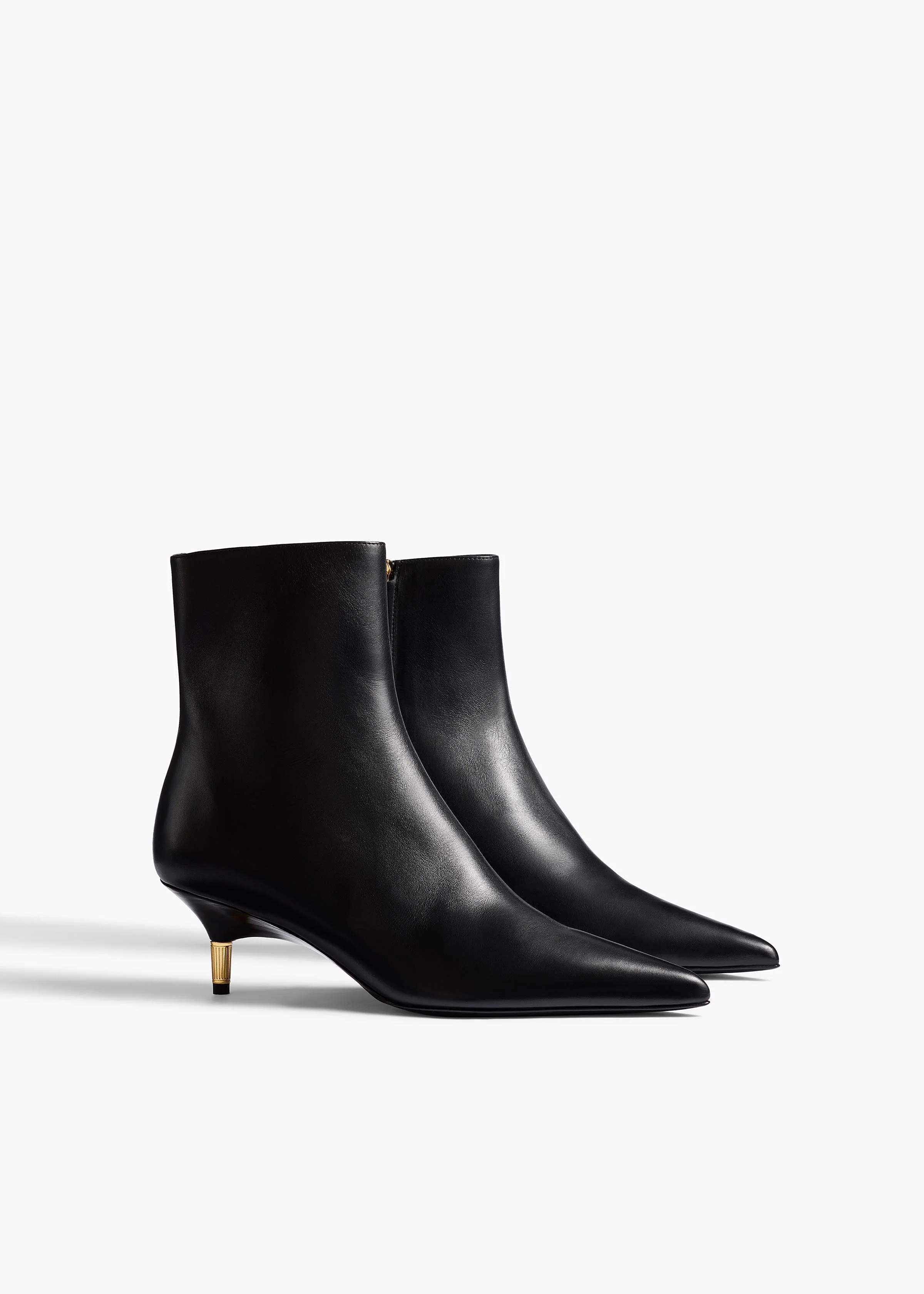 Khaite - Bella Ankle Boot in Black Leather - Image 8