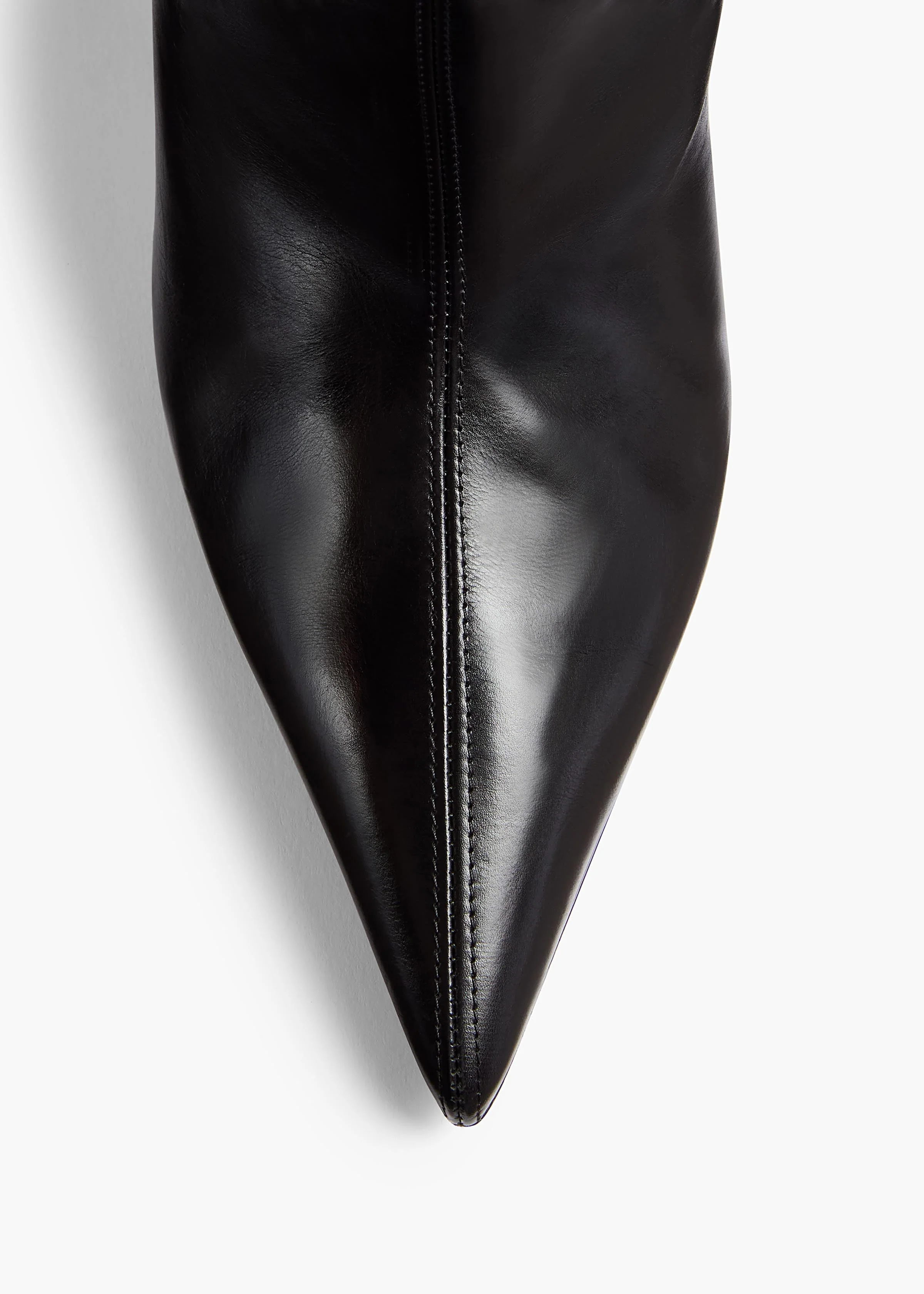Khaite - Bella Knee - High Boot in Black Leather - Image 10