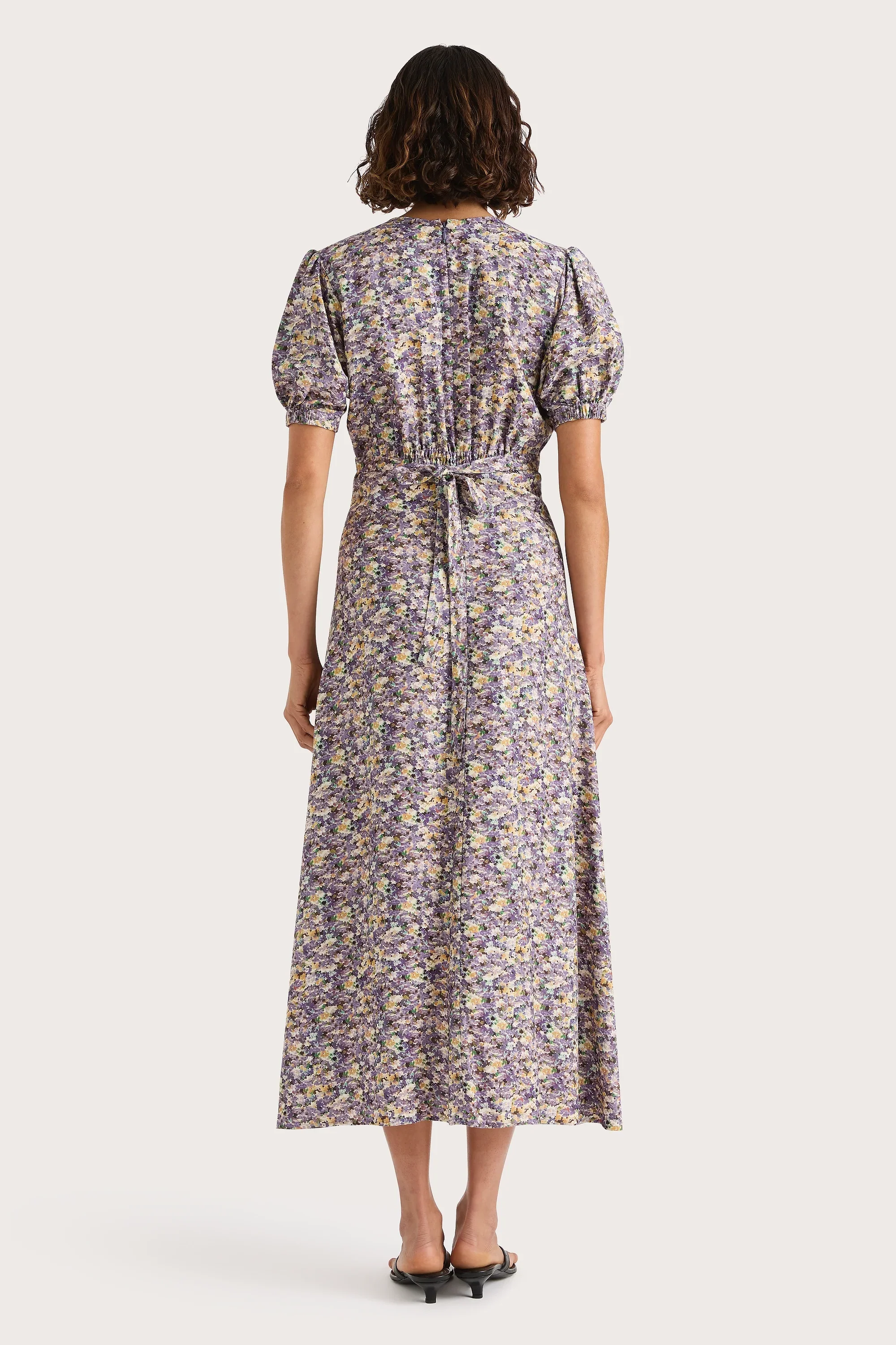 Faithfull - Bellavista Midi Dress Valerie Floral Purple - Final Sale - Image 5