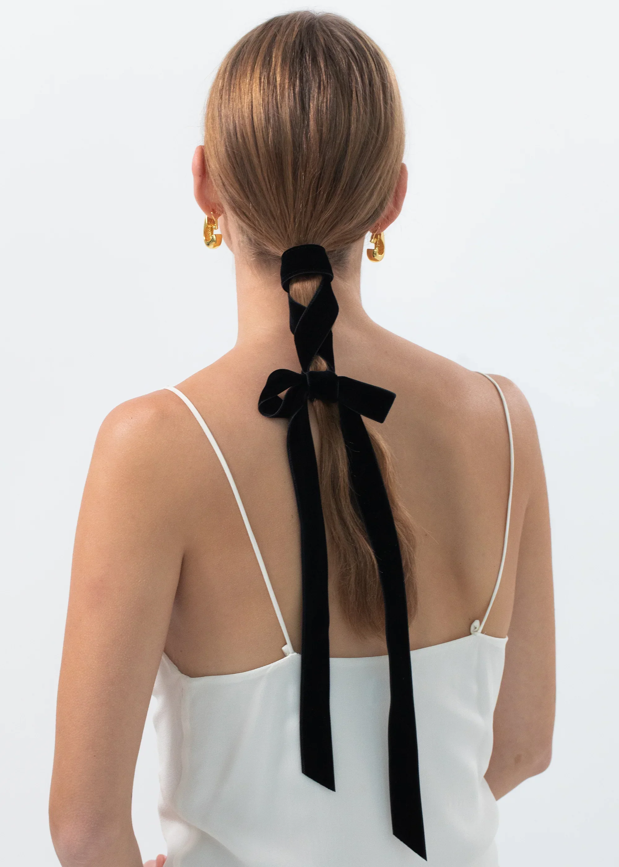 Jennifer Behr - Belle Velvet Ribbon Ponywrap - Image 3