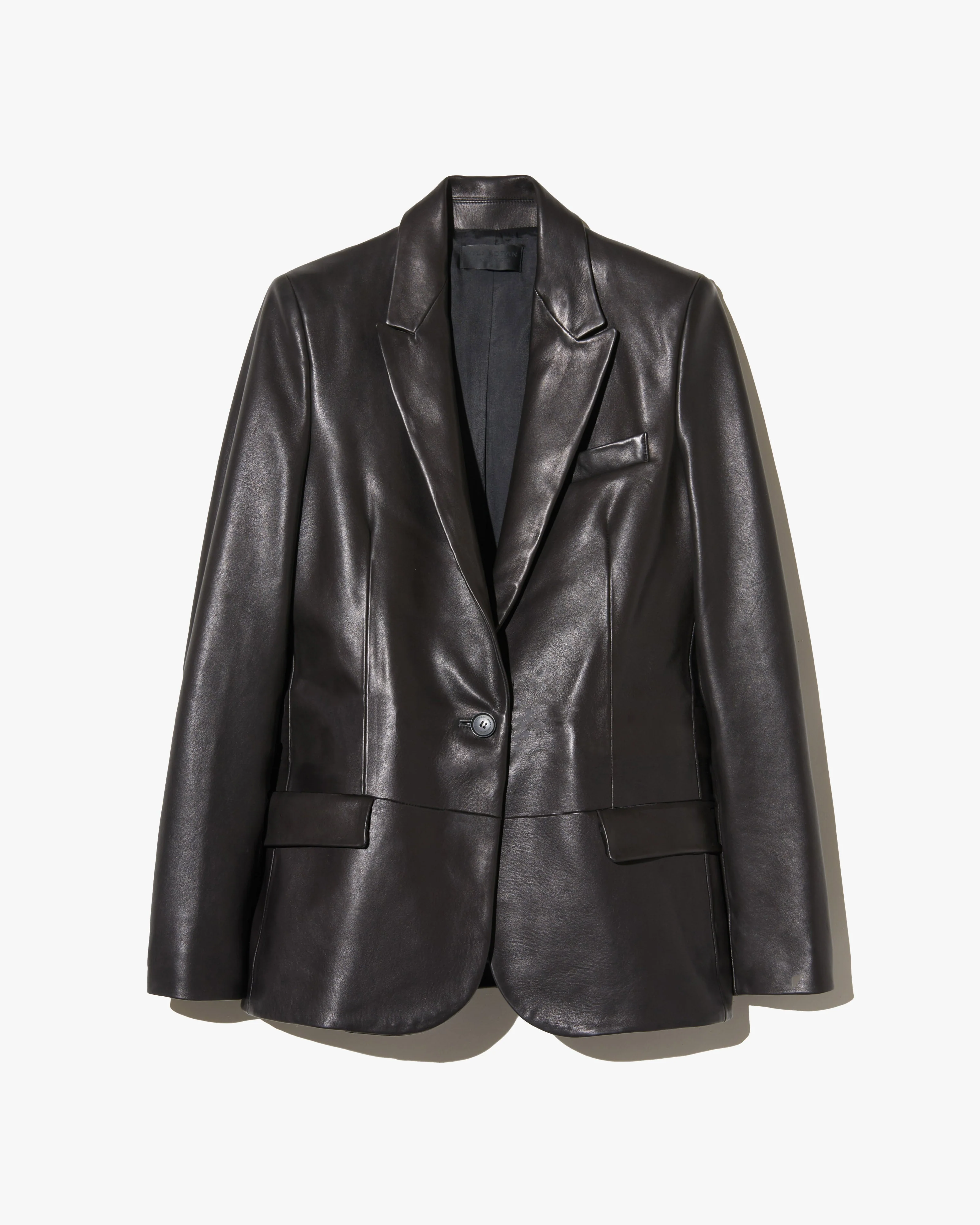 Nili Lotan - BELMONDE LEATHER TAILORED JACKET