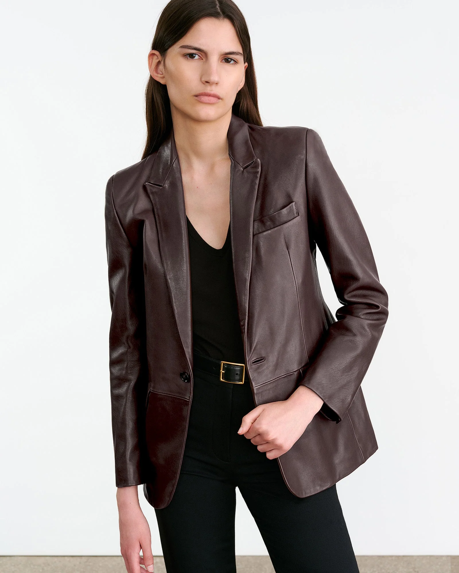 Nili Lotan - BELMONDE LEATHER TAILORED JACKET - Image 8
