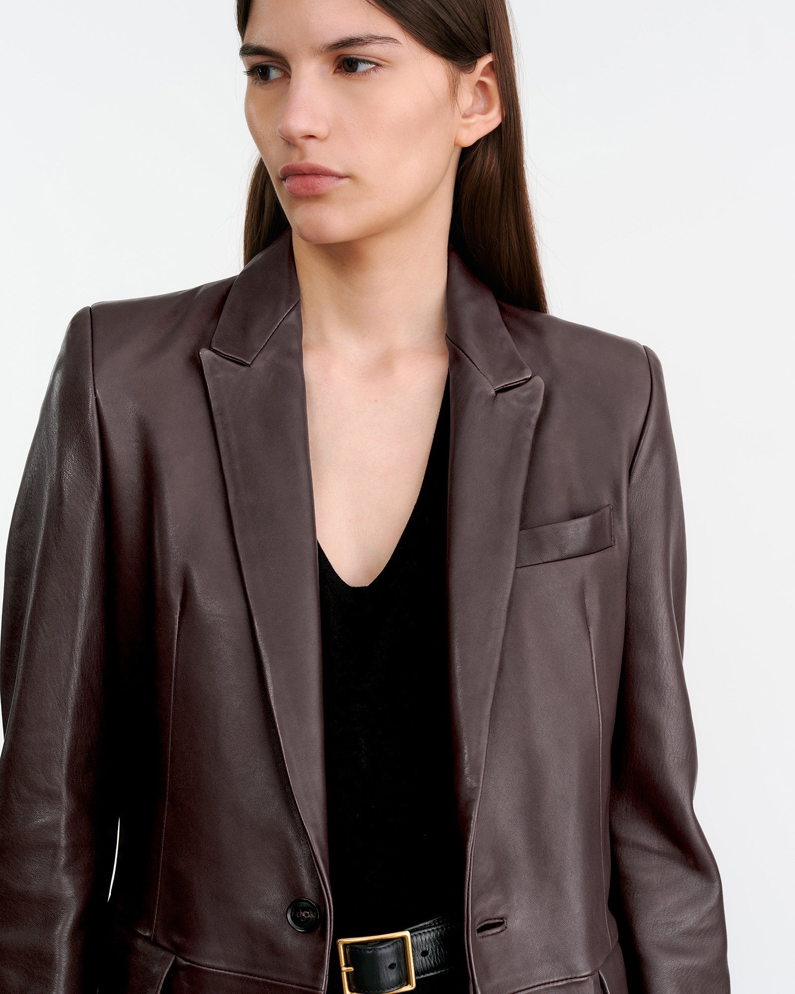 Nili Lotan - BELMONDE LEATHER TAILORED JACKET - Image 9